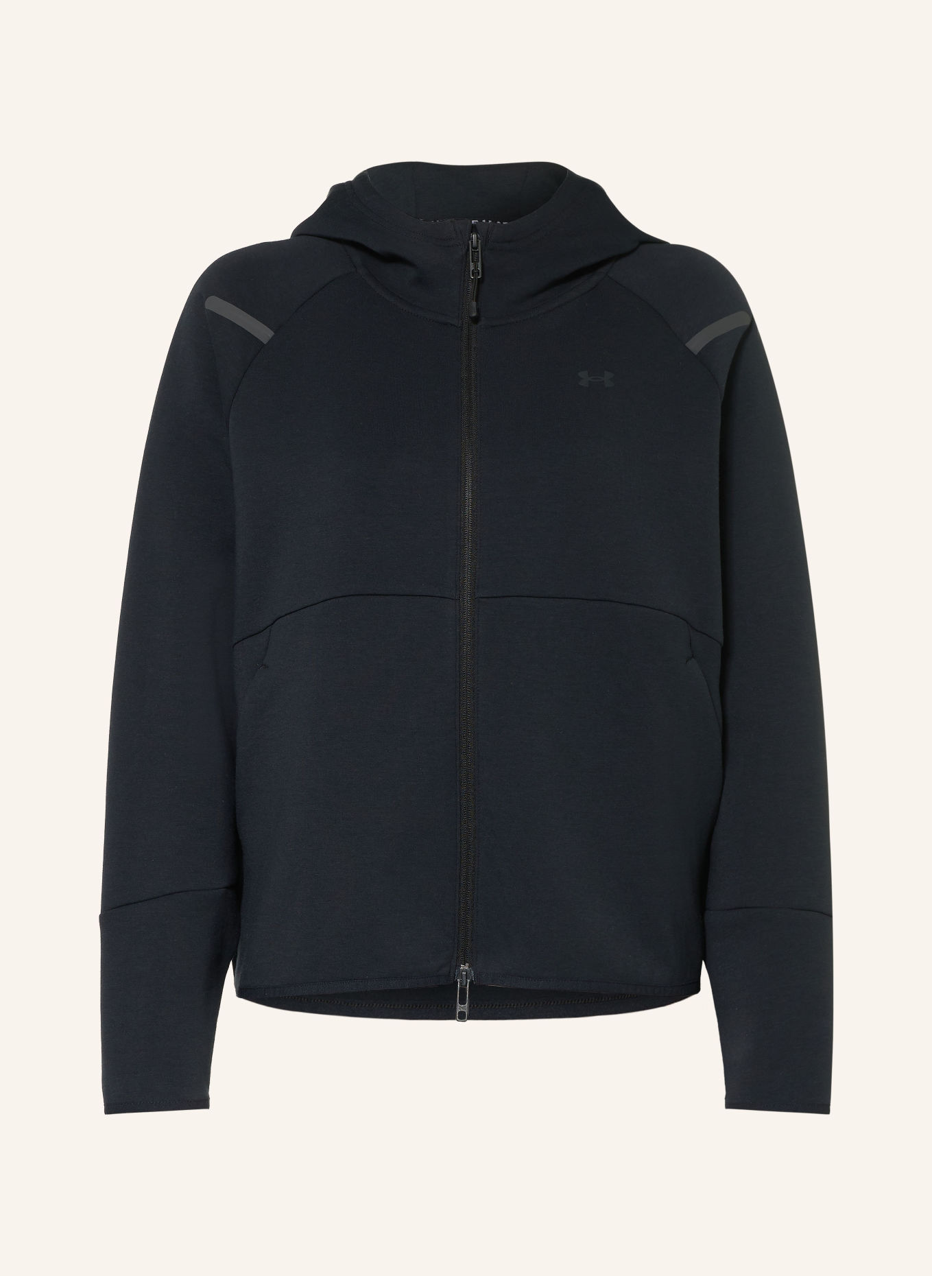 UNDER ARMOUR Sweatjakke UA UNSTOPPABLE: SORT