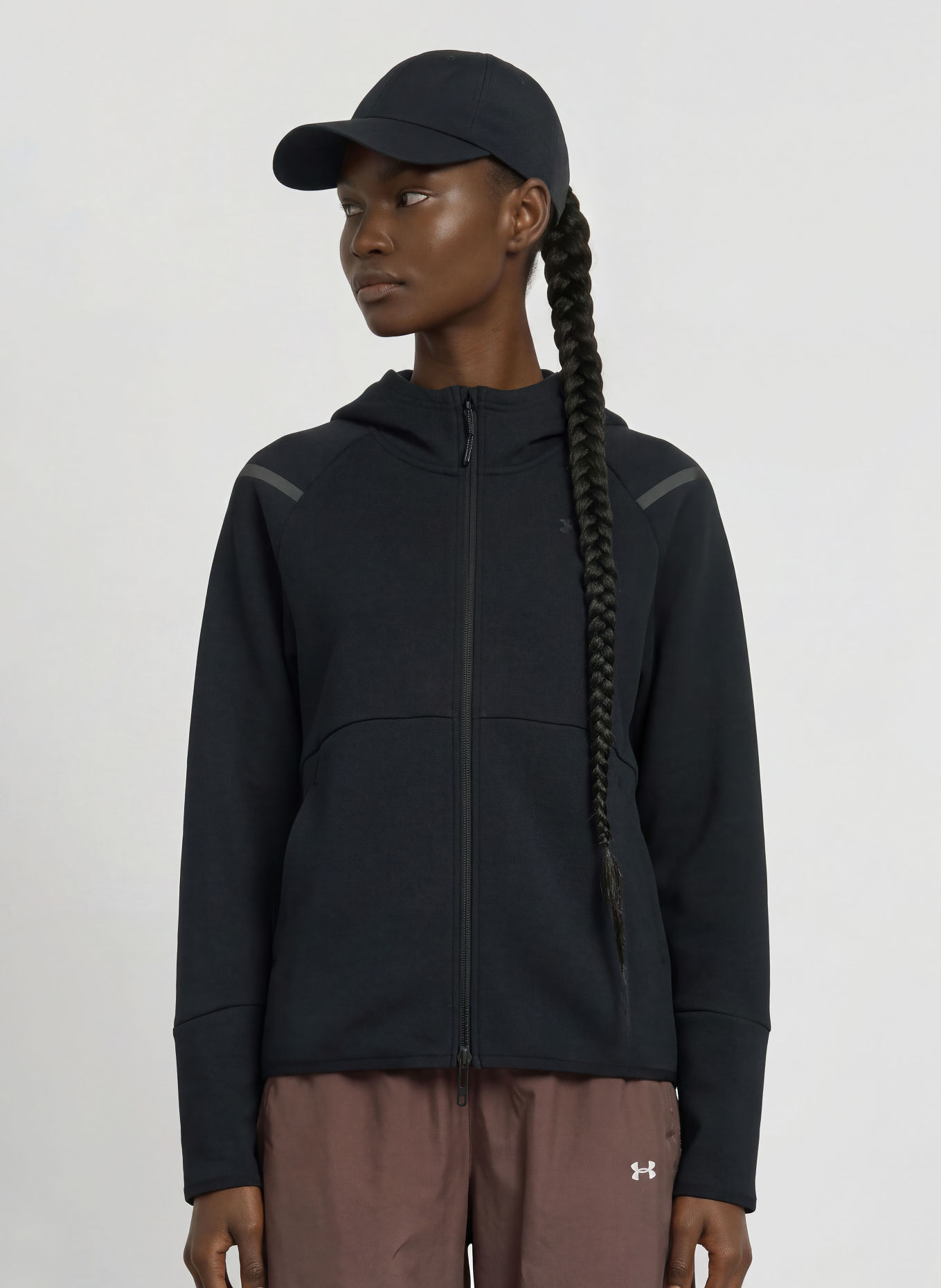 UNDER ARMOUR Sweatjakke UA UNSTOPPABLE: SORT