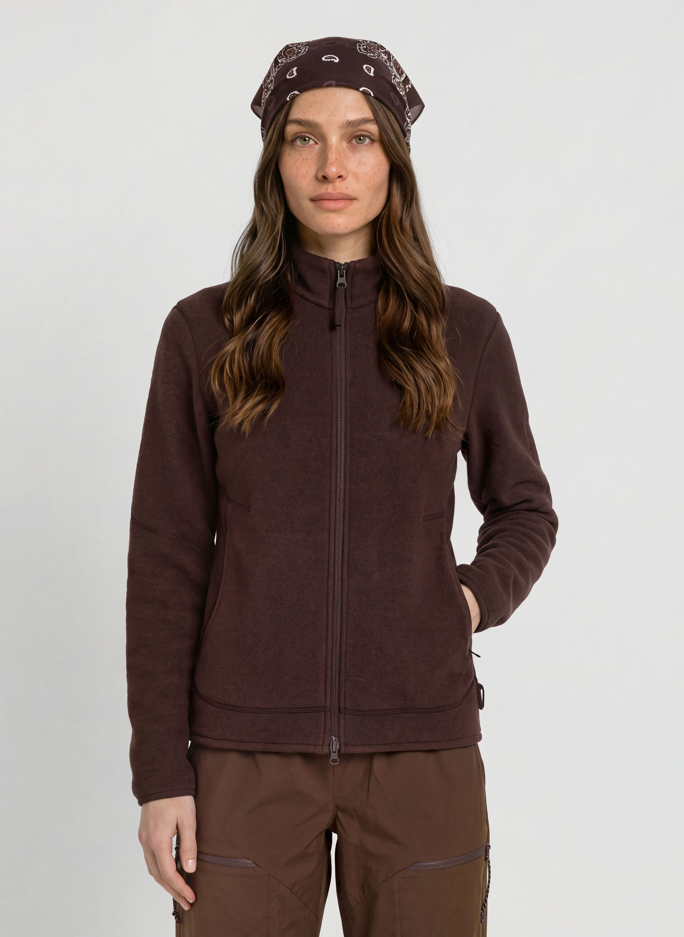 icebreaker MER 800 RF CLASS Fleece jacket with Merino Wool: DUSKY PINK