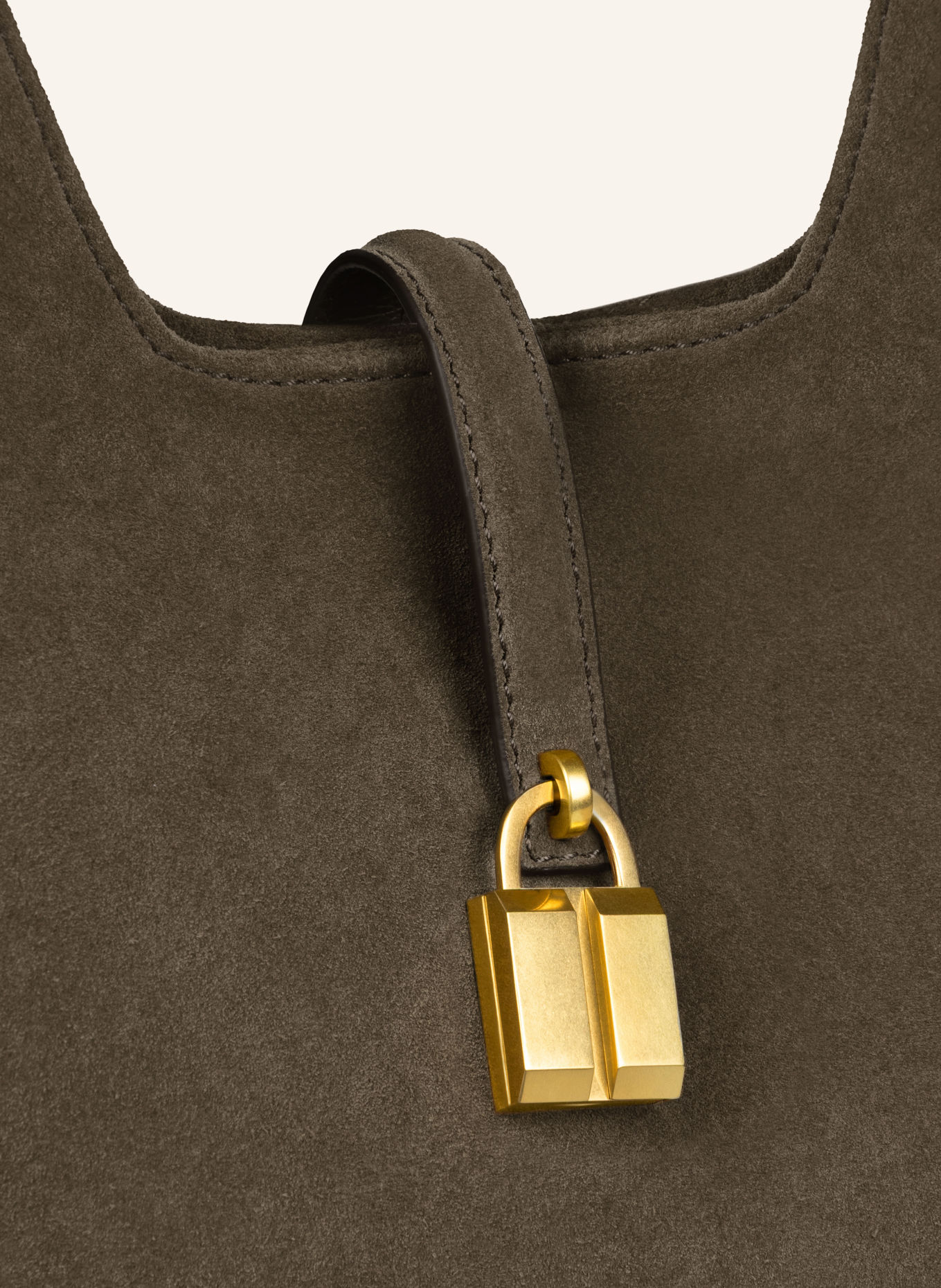 DEMELLIER Skuldertaske THE SIENA CROSSBODY: MØRKEBRUN / GULD