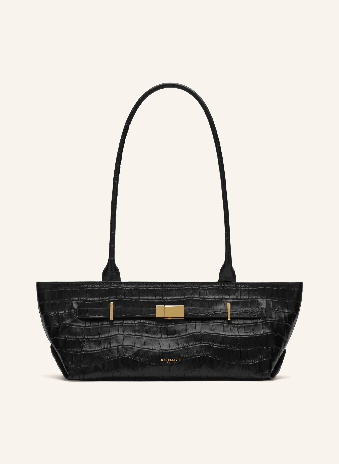 DEMELLIER THE NEW YORK Shoulder Bag: BLACK