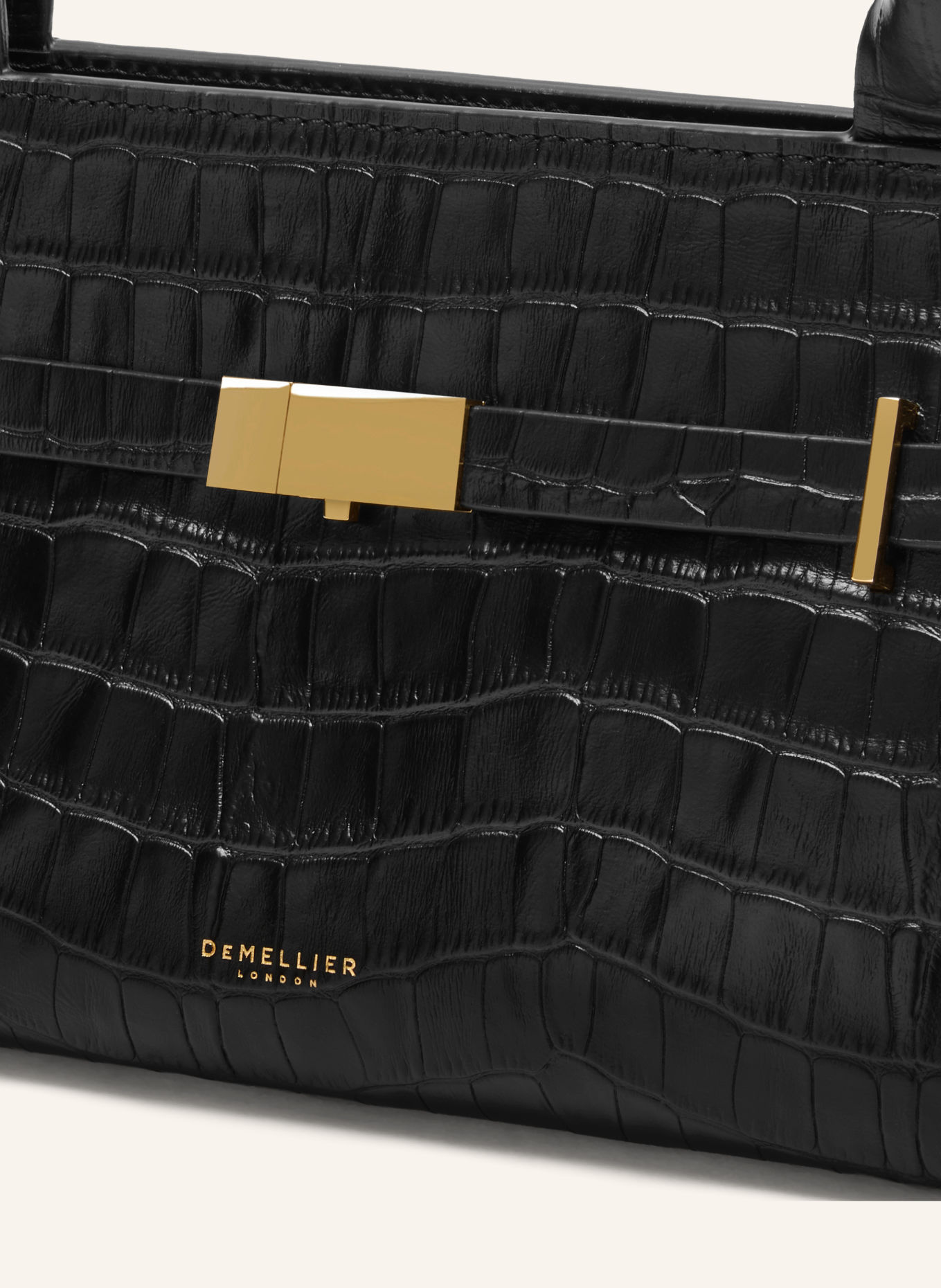 DEMELLIER THE NEW YORK Shoulder Bag: BLACK