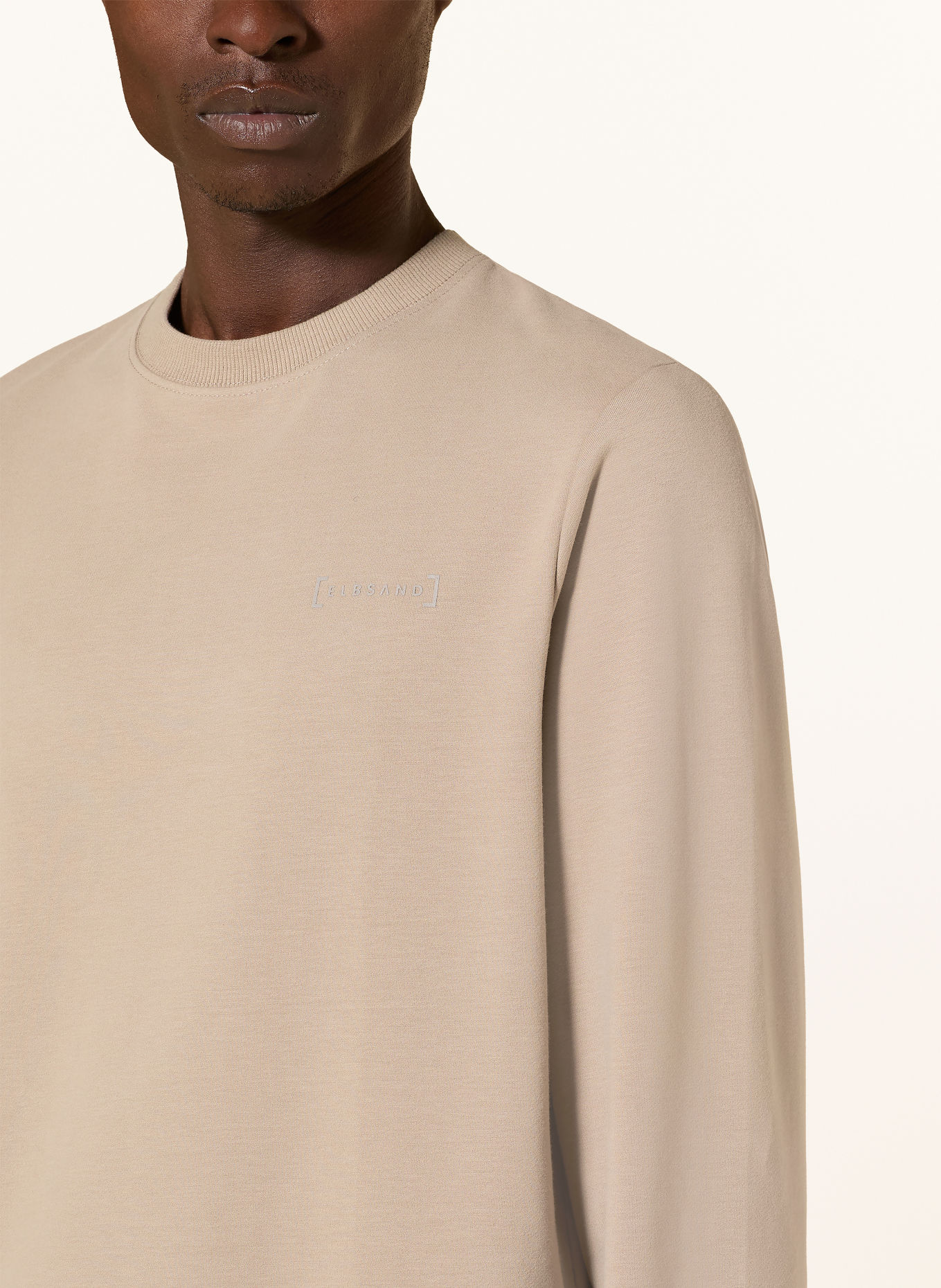 ELBSAND Sweatshirt JANNIK: TAUPE