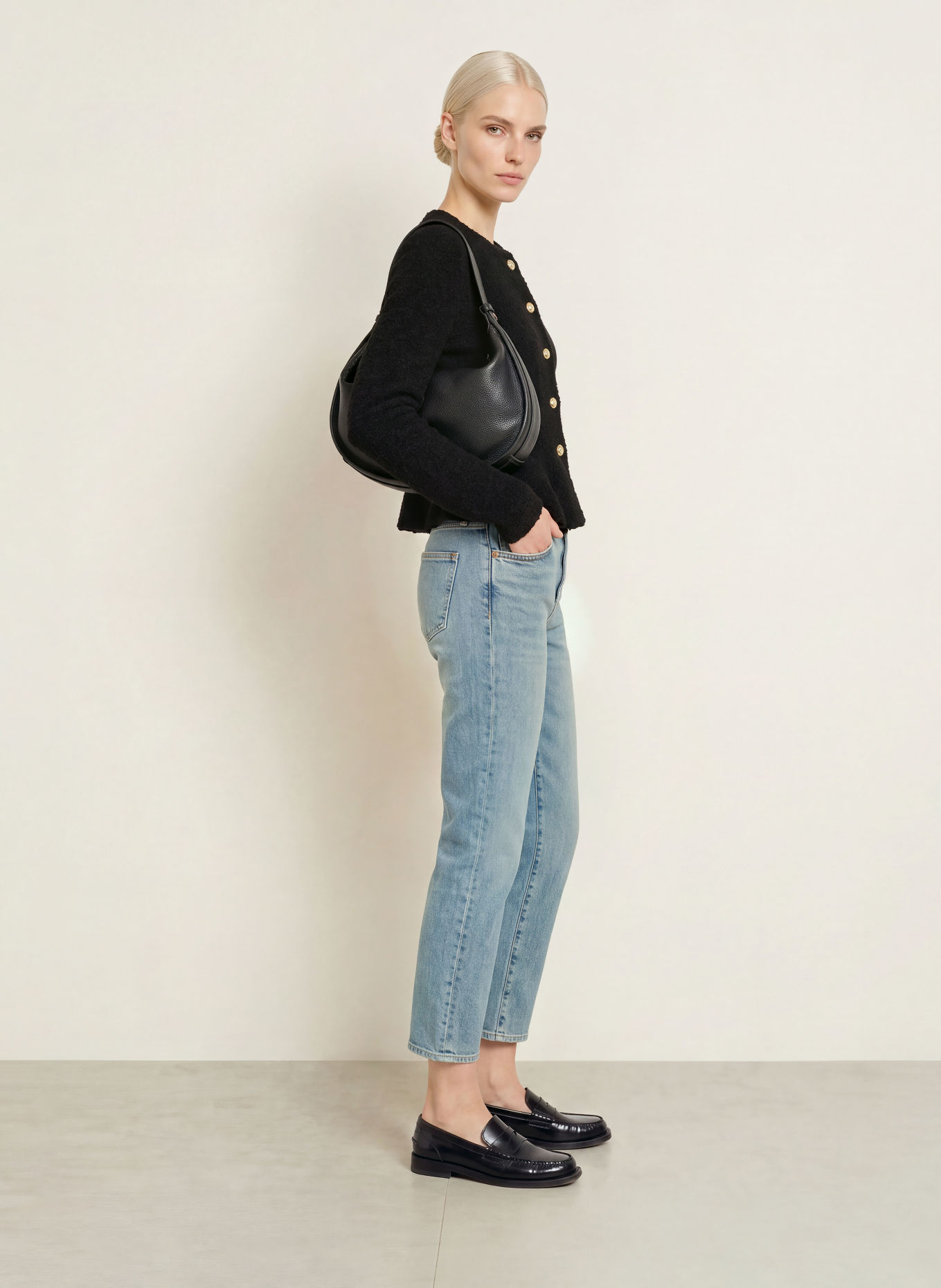 Herrlicher Cropped jeans BREEZY: 1003 vintage sky