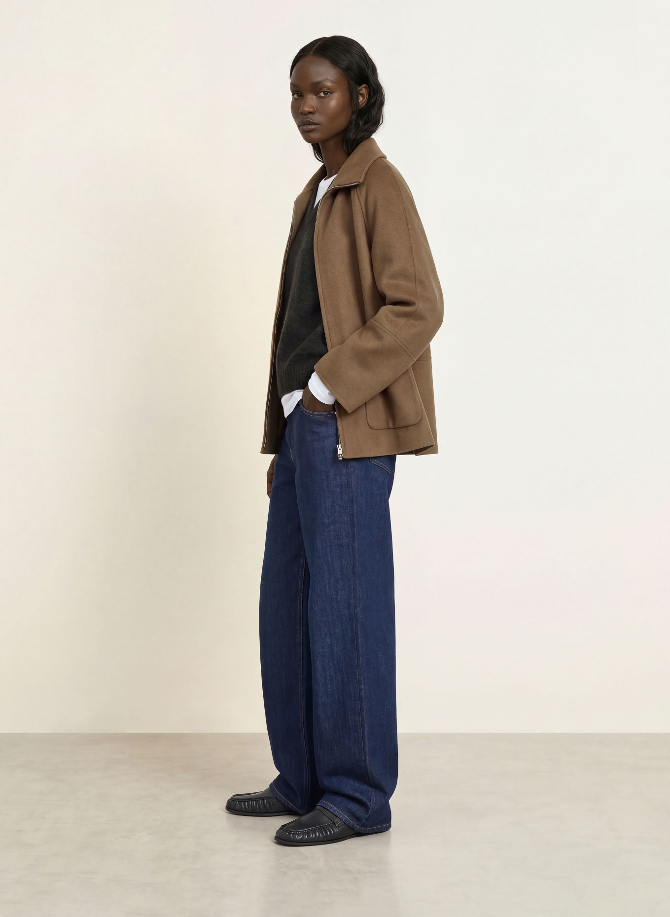 ARKET Straight jeans: 021 Denim Blue Medium