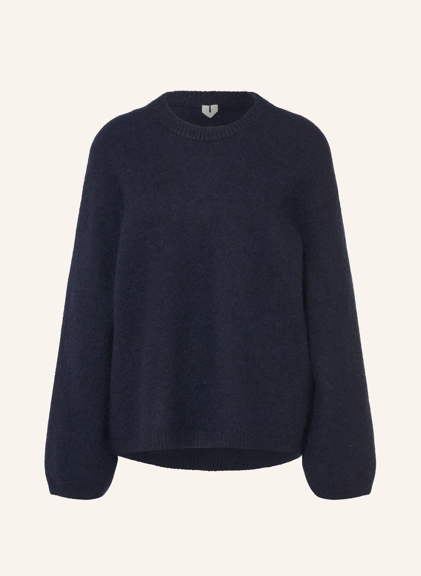ARKET Sweater with alpaca: DARK BLUE
