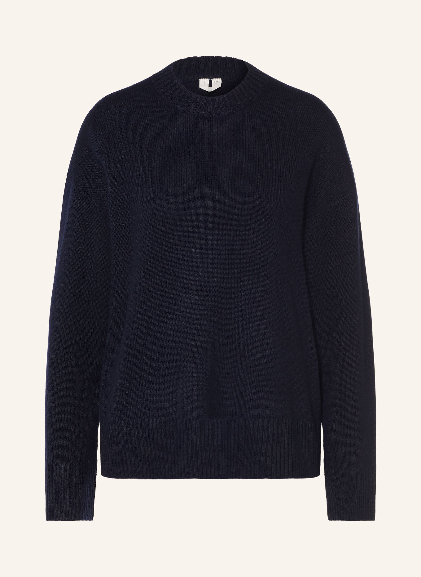 ARKET Oversized cashmere sweater: DARK BLUE