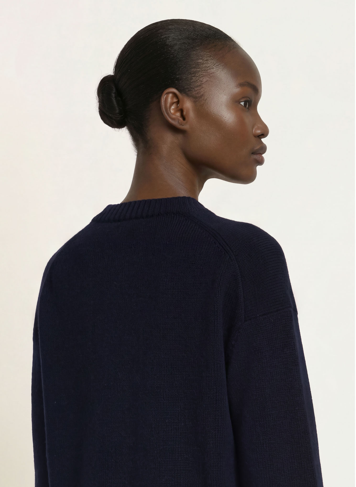ARKET Oversized cashmere sweater: DARK BLUE