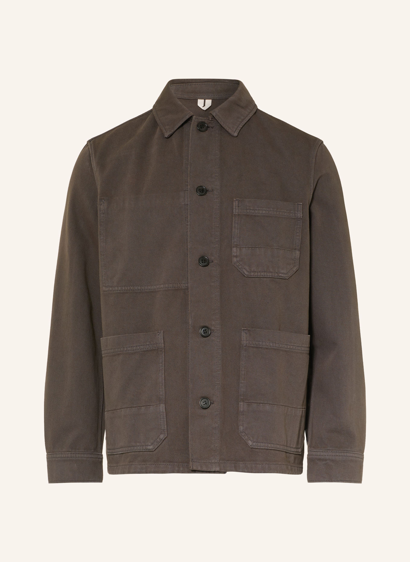 ARKET Overshirt: DONKERGRIJS