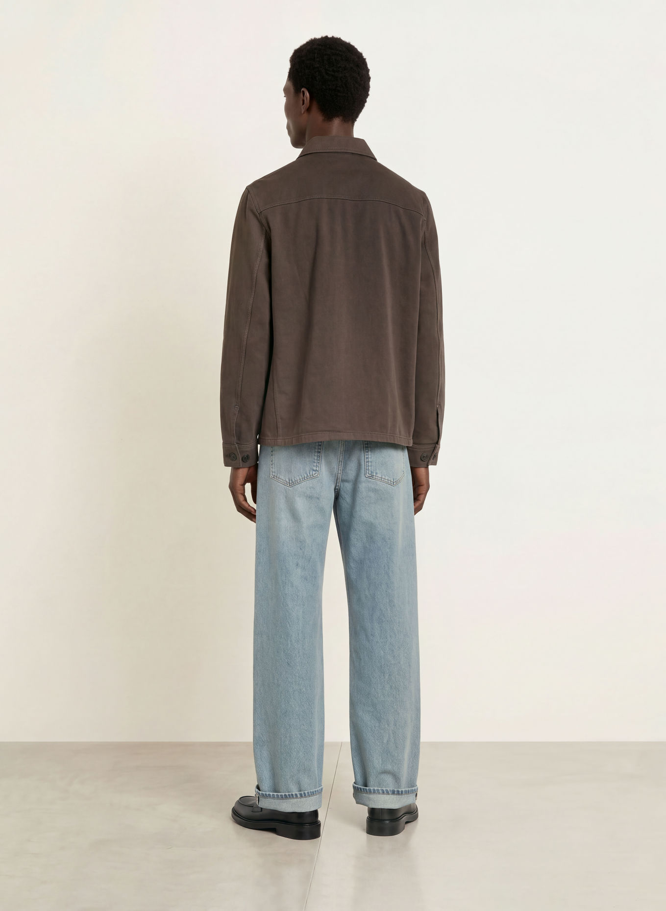ARKET Overshirt: DONKERGRIJS