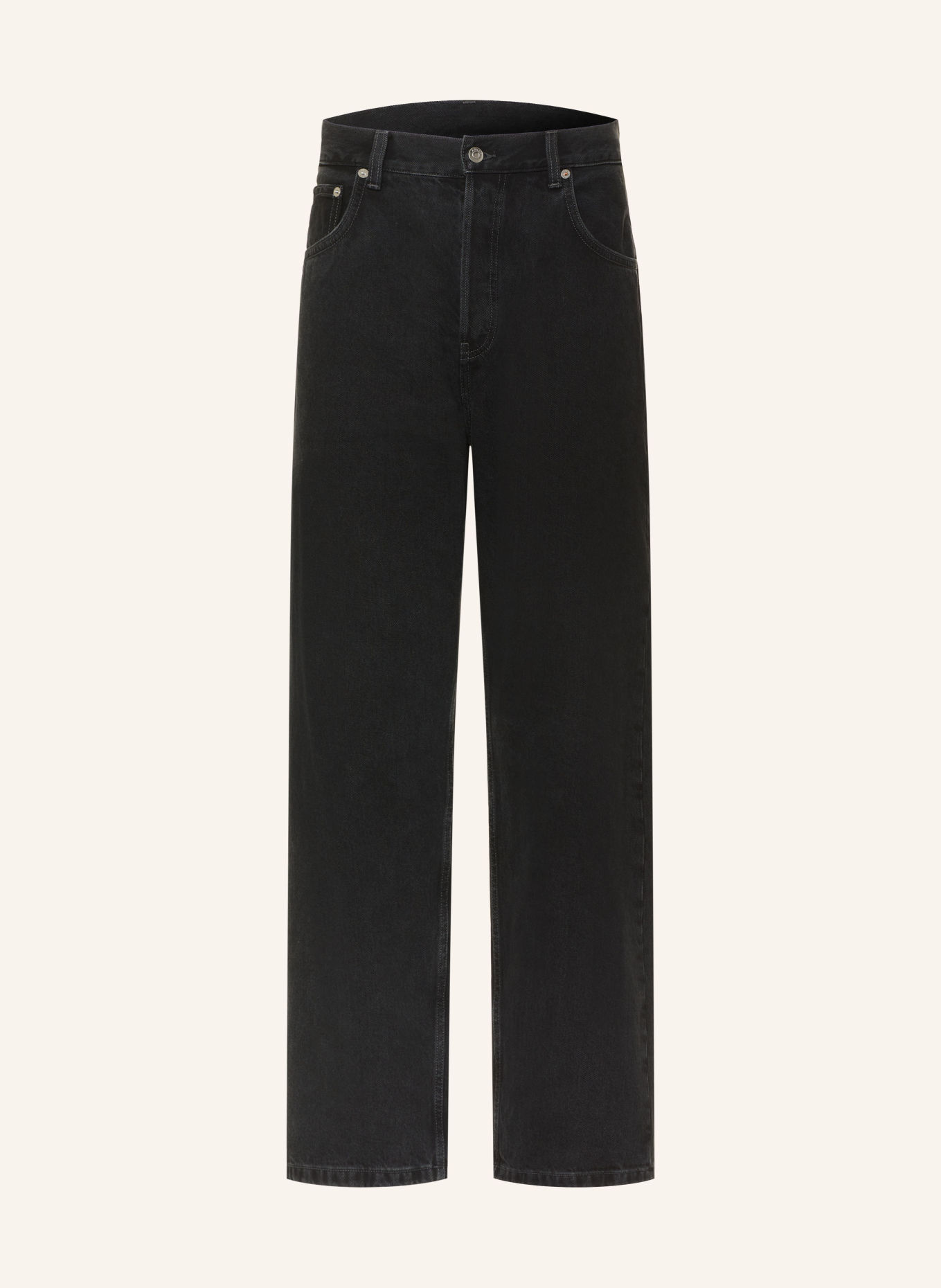 ARKET Blugi cu croială regular: 027 Black Dark