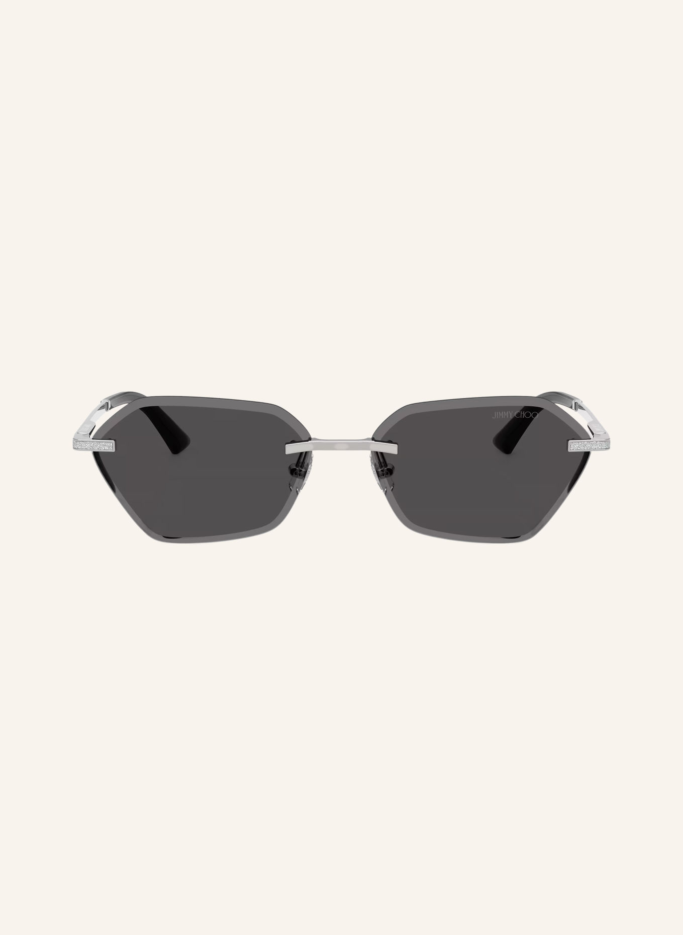 JIMMY CHOO Zonnebril JC4022J: ZILVER/ DONKERGRIJS