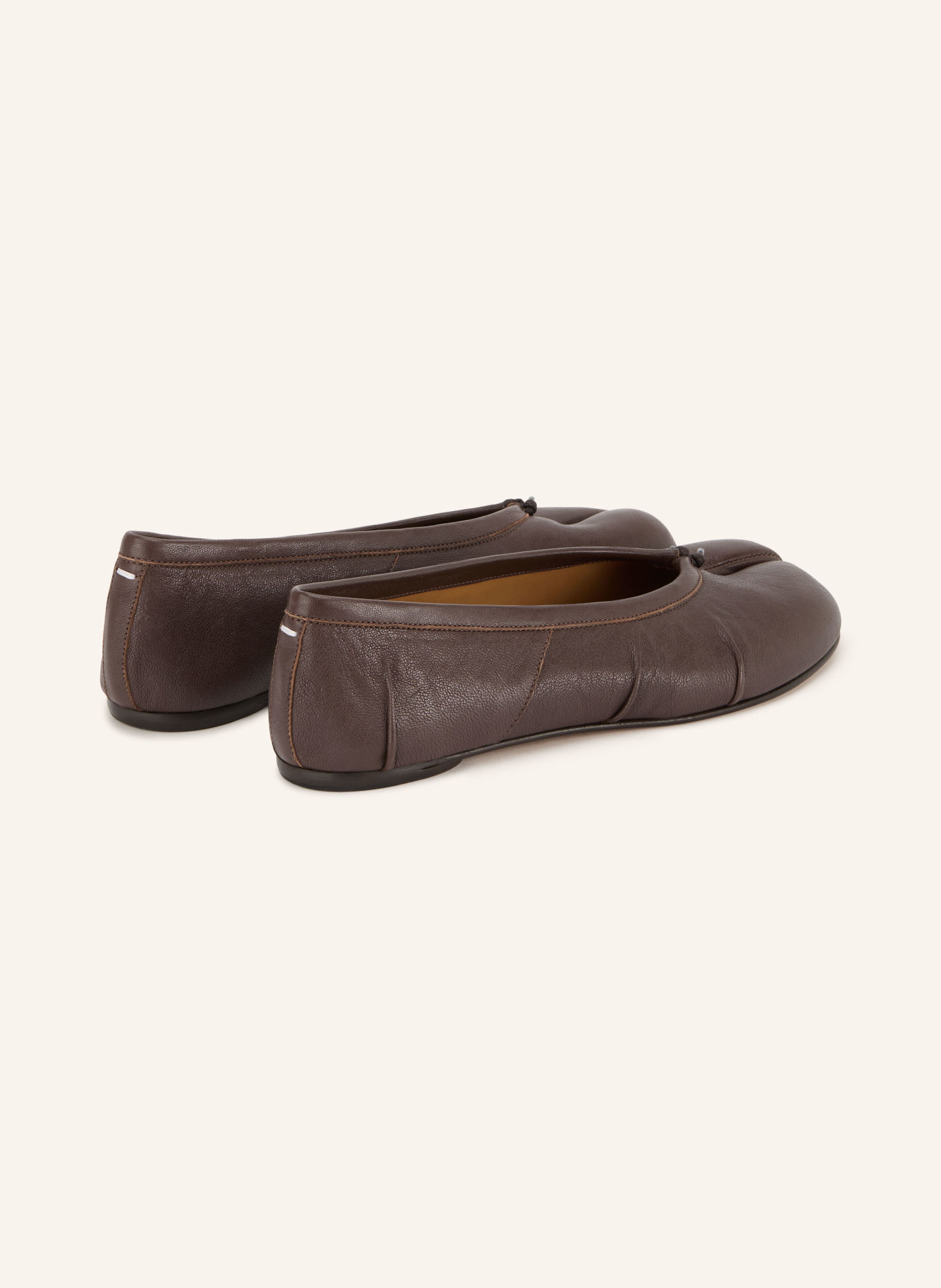 Maison Margiela Ballerina's TABI: MARRON FONCÉ