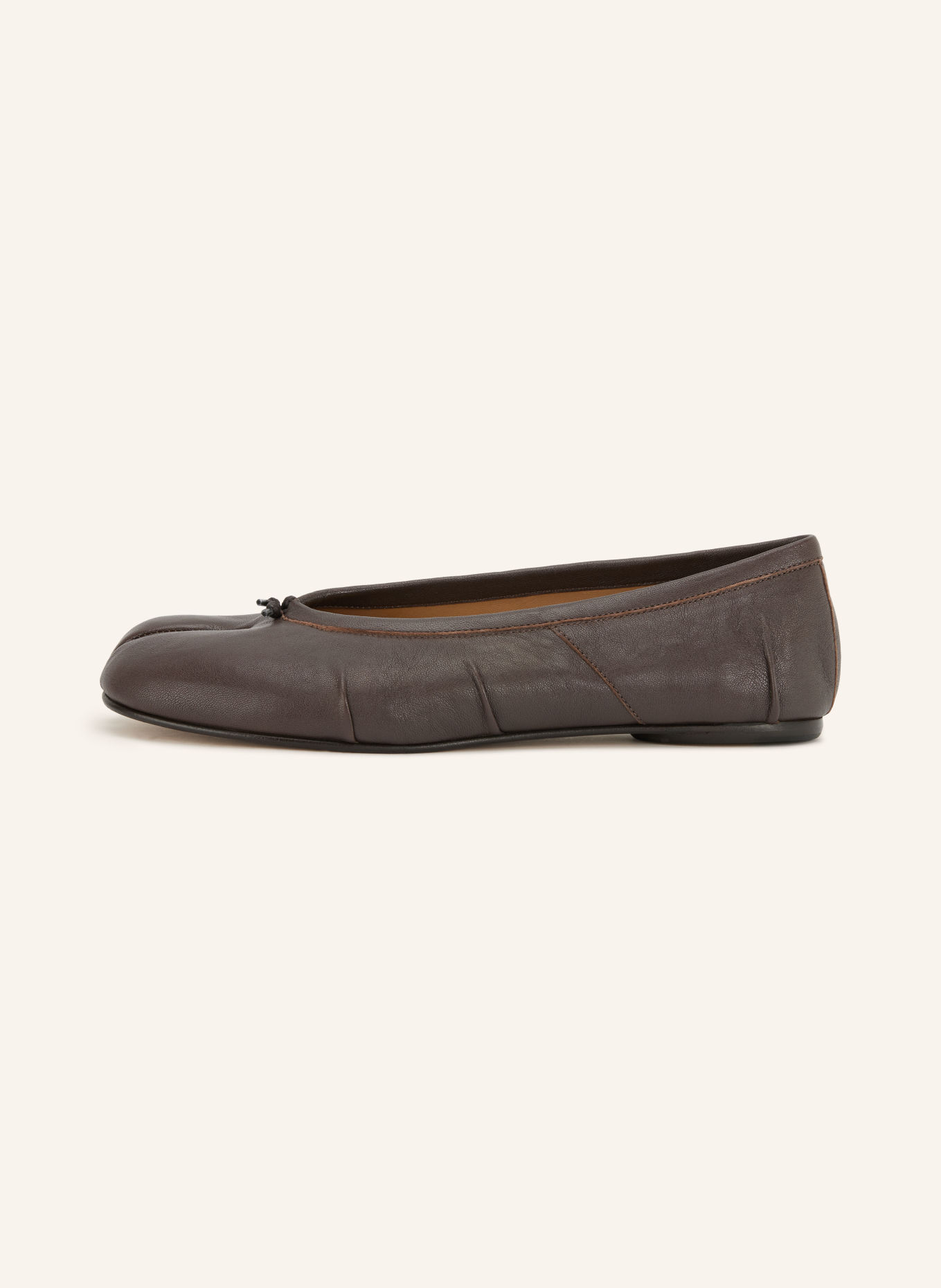 Maison Margiela Ballerina's TABI: MARRON FONCÉ