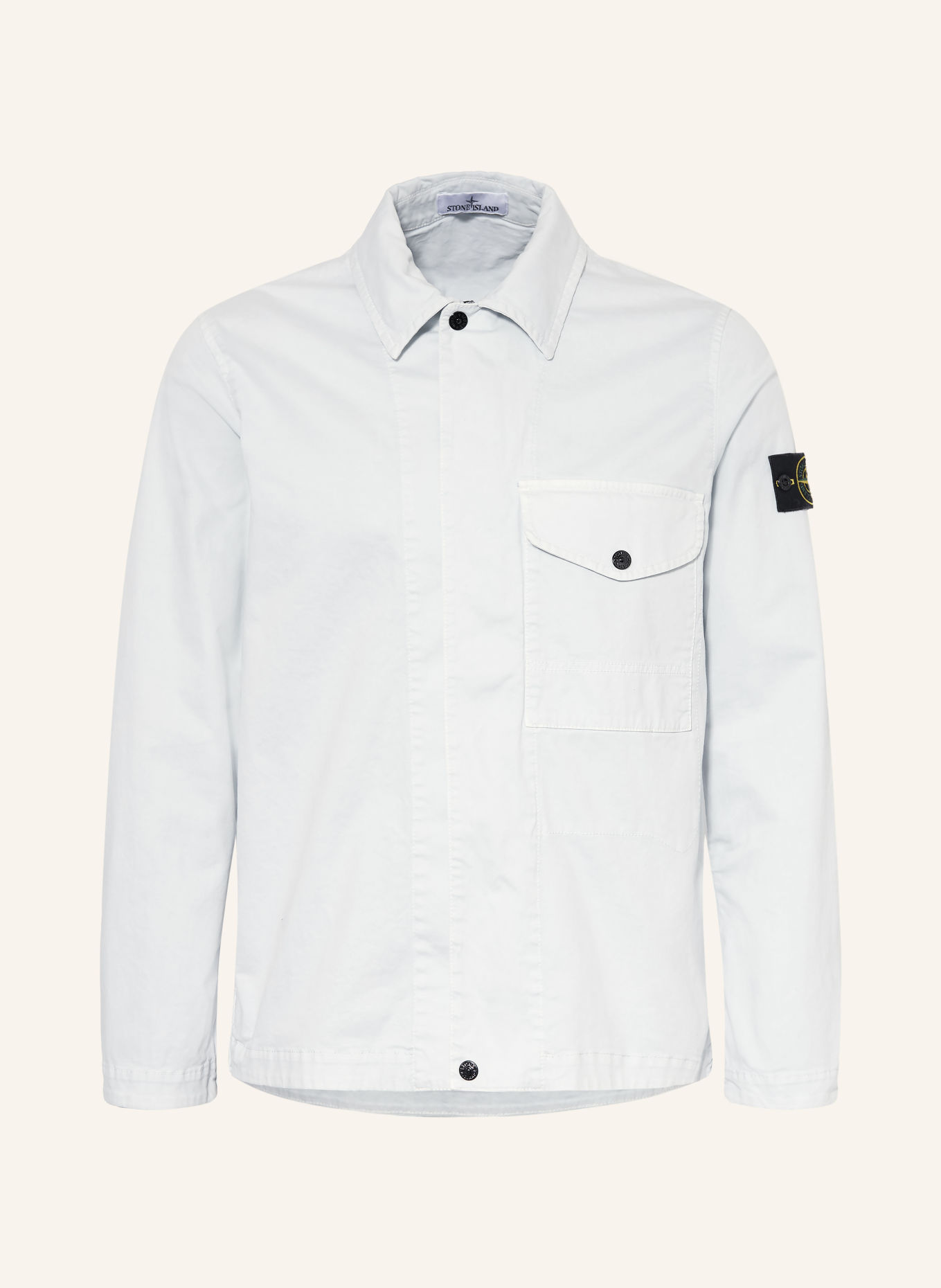 STONE ISLAND overjacket: LIGHT BLUE