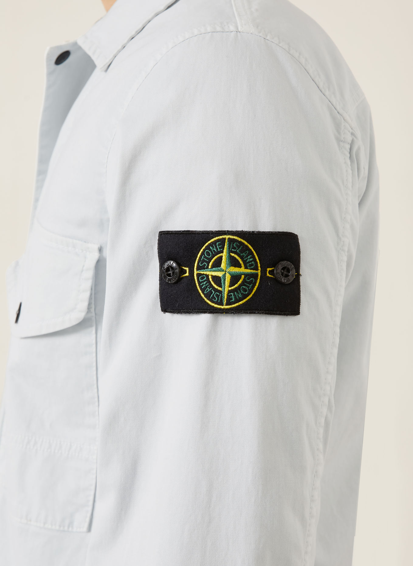 STONE ISLAND Overjacket: LICHTBLAUW
