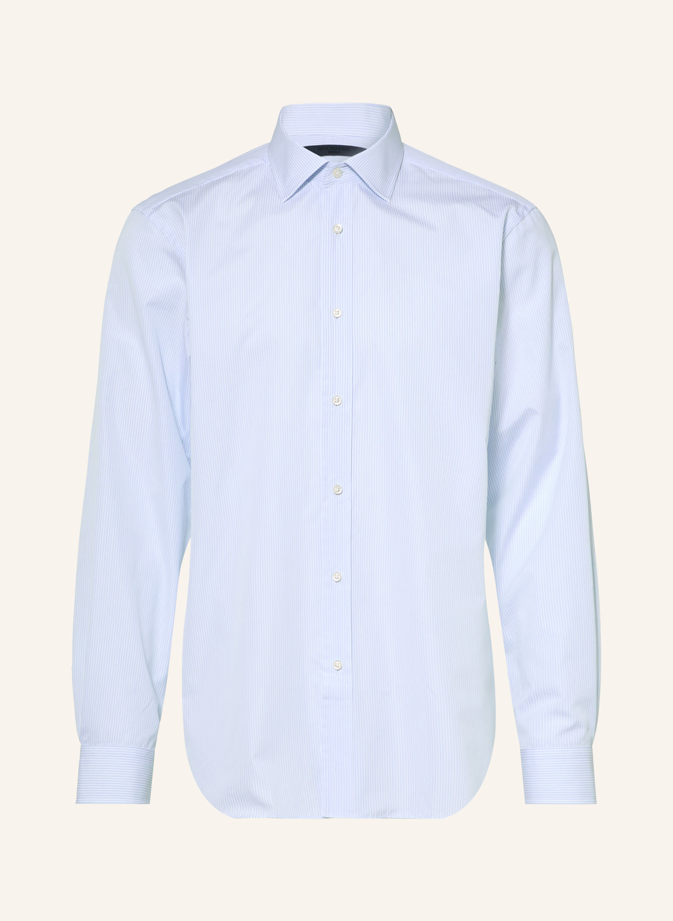 BOSS DAVID Slim Fit Shirt: LIGHT BLUE / WHITE
