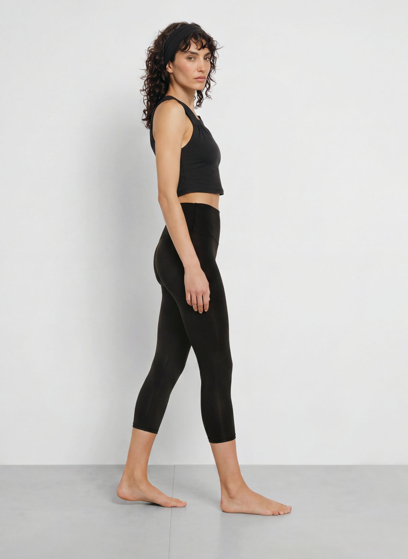 MANDALA Legging BEST CROPPED: ZWART