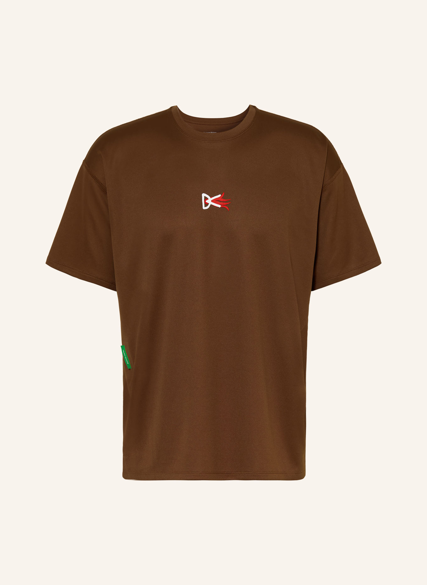 District Vision Running shirt: BROWN