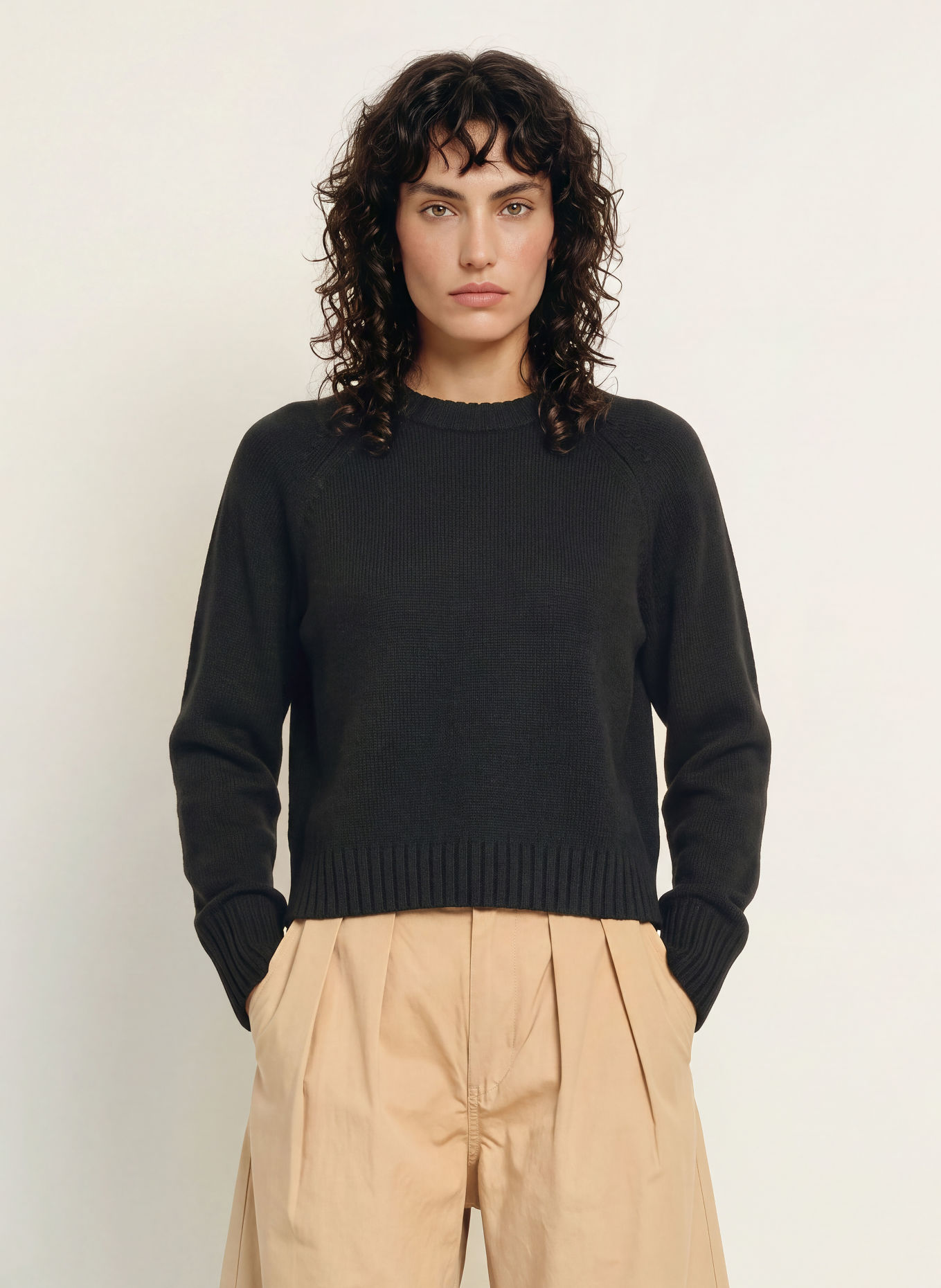ARKET Pullover: SCHWARZ