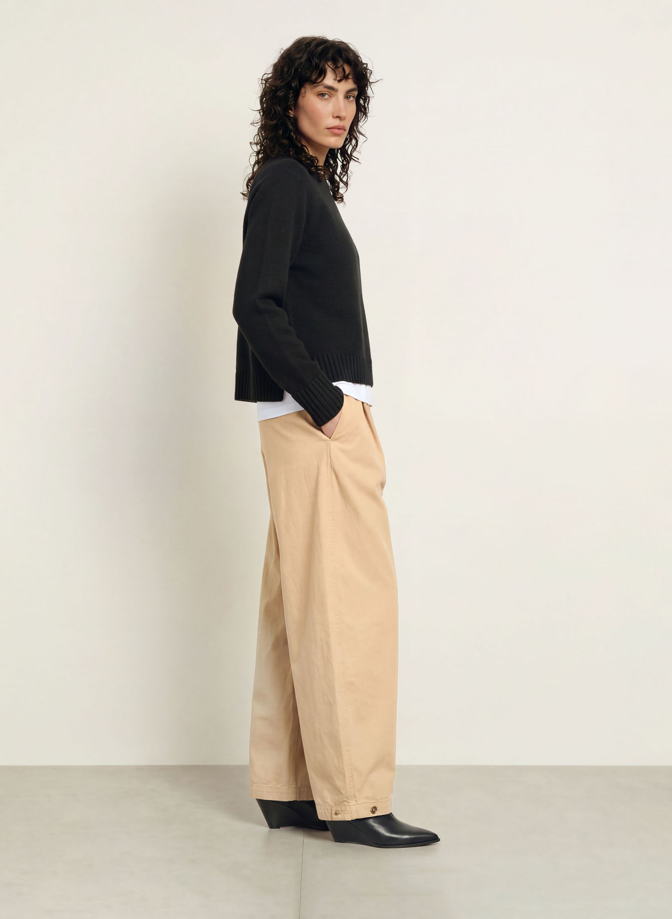 ARKET Pullover: SCHWARZ