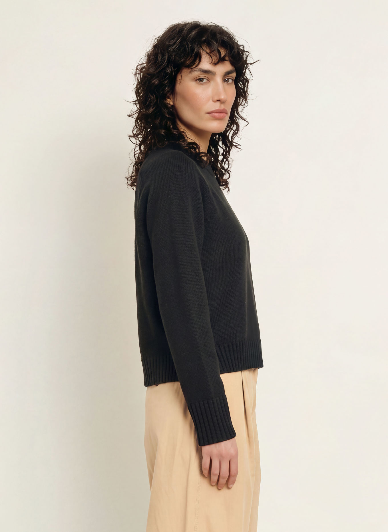 ARKET Pullover: SCHWARZ
