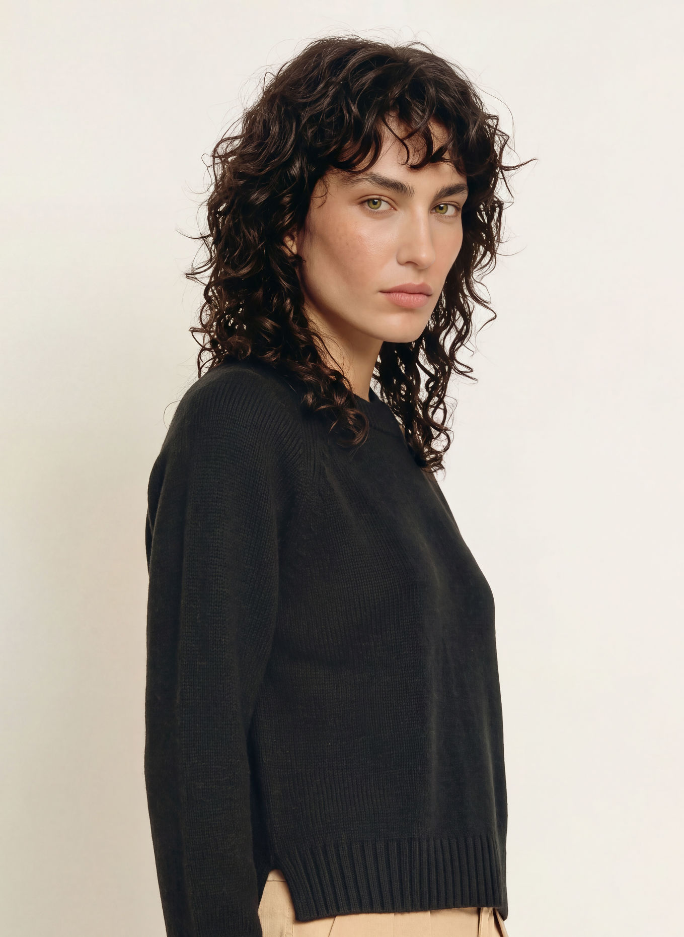 ARKET Pullover: SCHWARZ