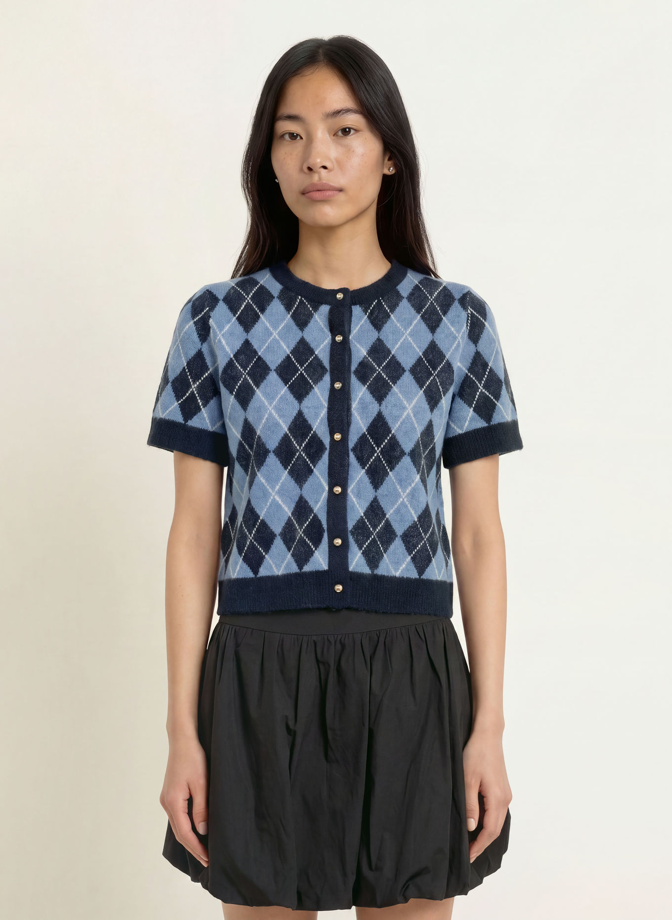 NEO NOIR Vest ALLESTAR: DONKERBLAUW / LICHTBLAUW