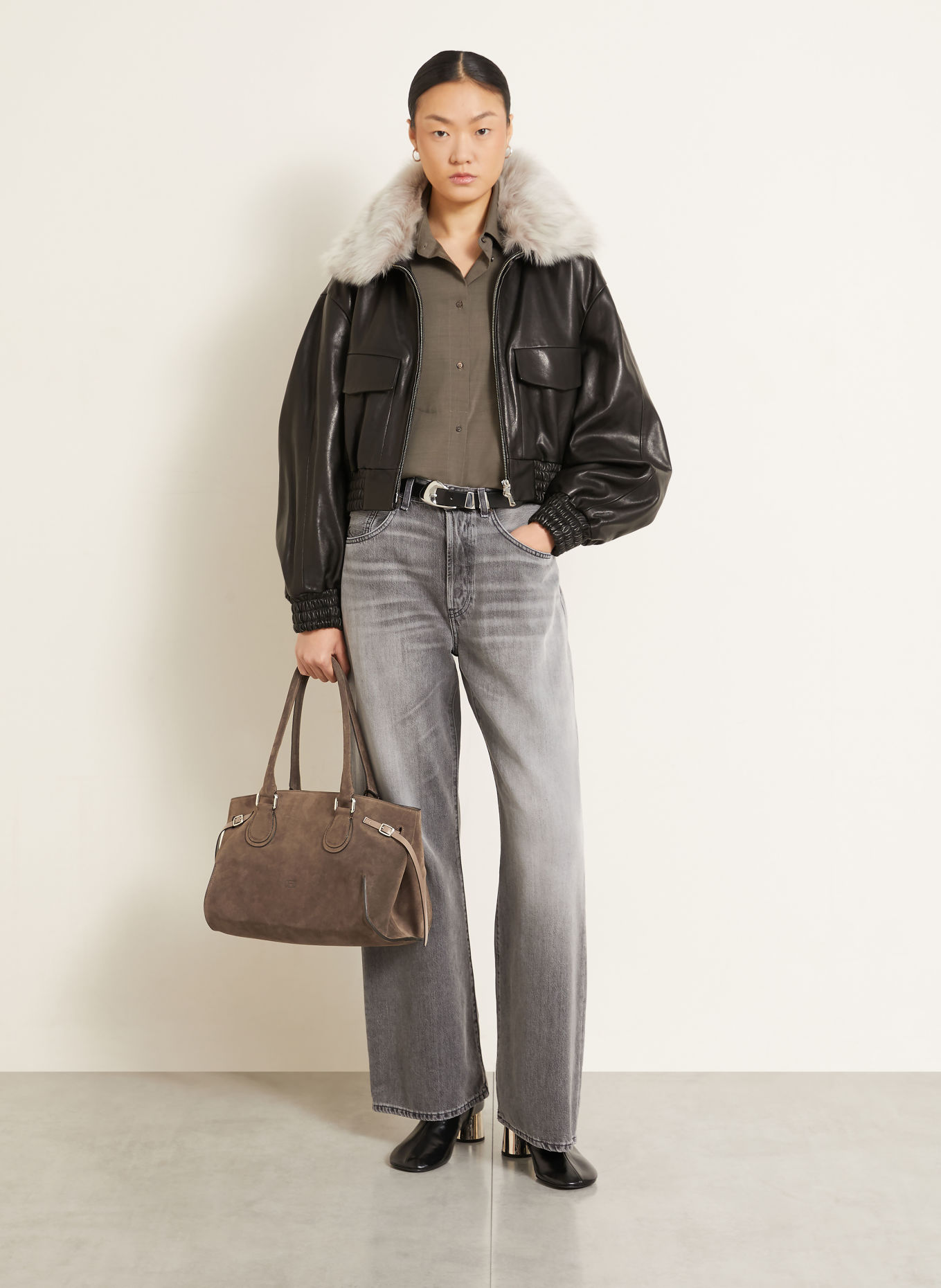 RADICA STUDIO Shopper LA MAMMA MIDI: BRUIN