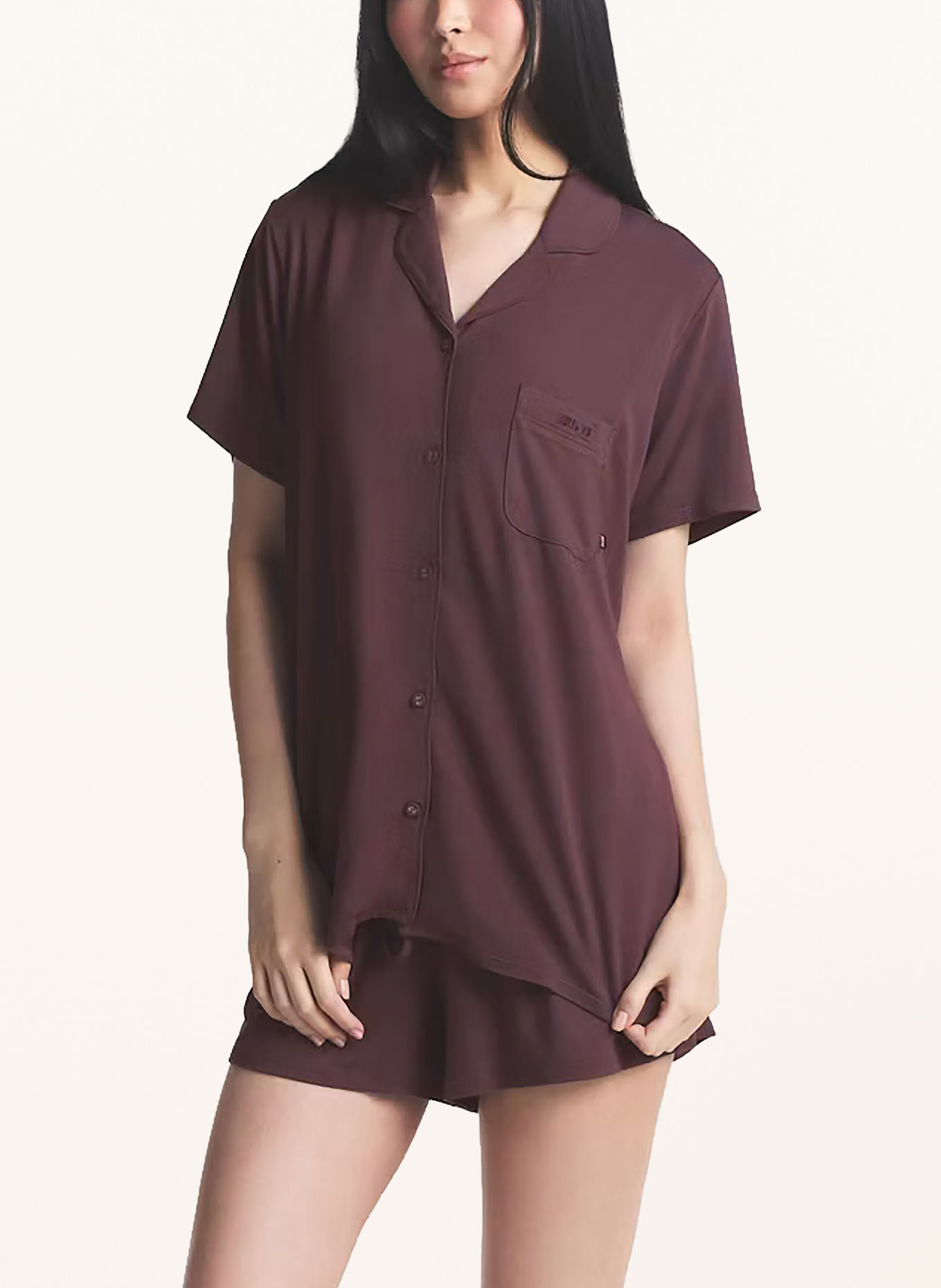 SKIMS Pyjama short SKIMS SLEEP: RAISIN
