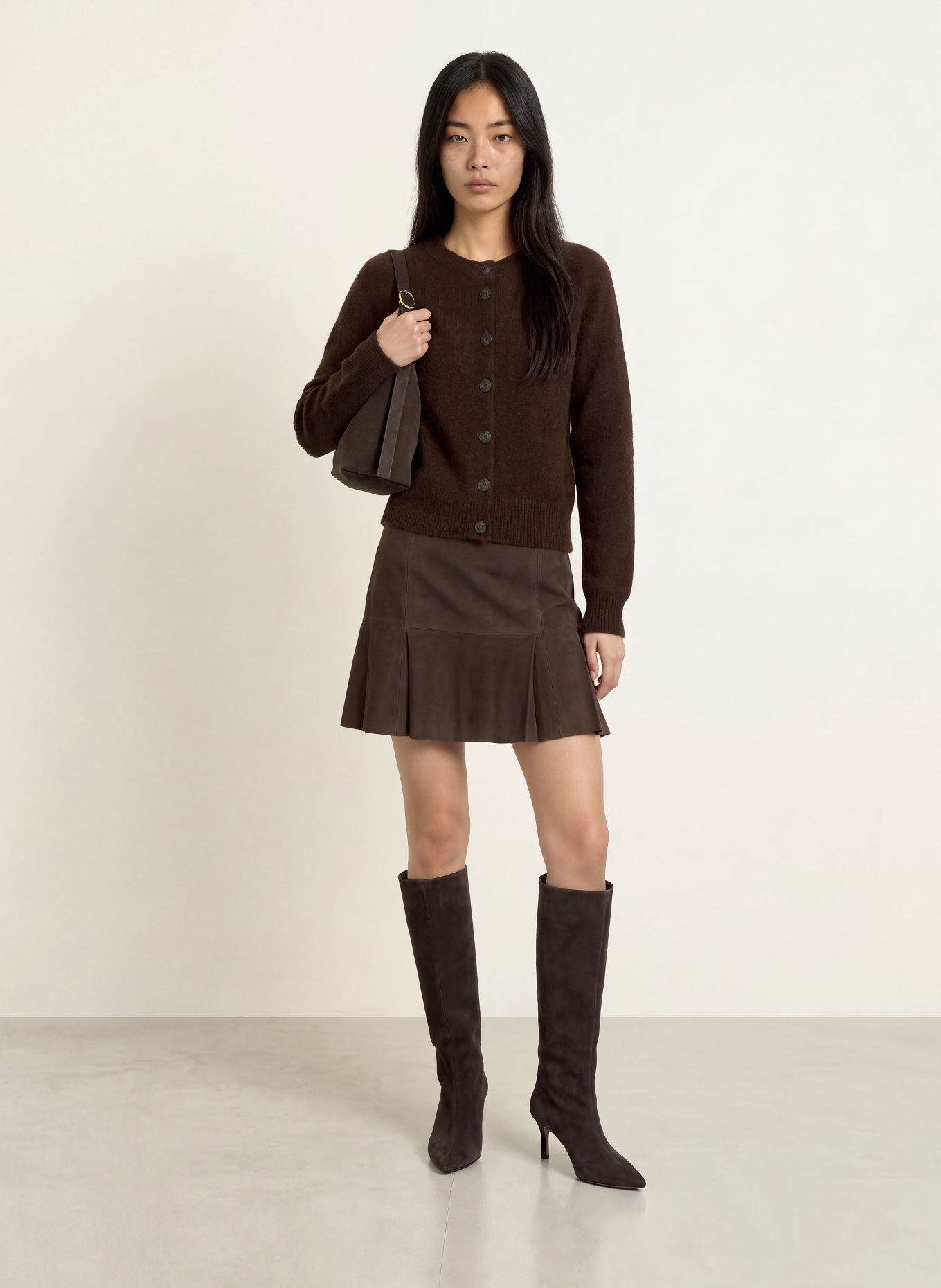 Y.A.S. Vest: MARRON FONCÉ