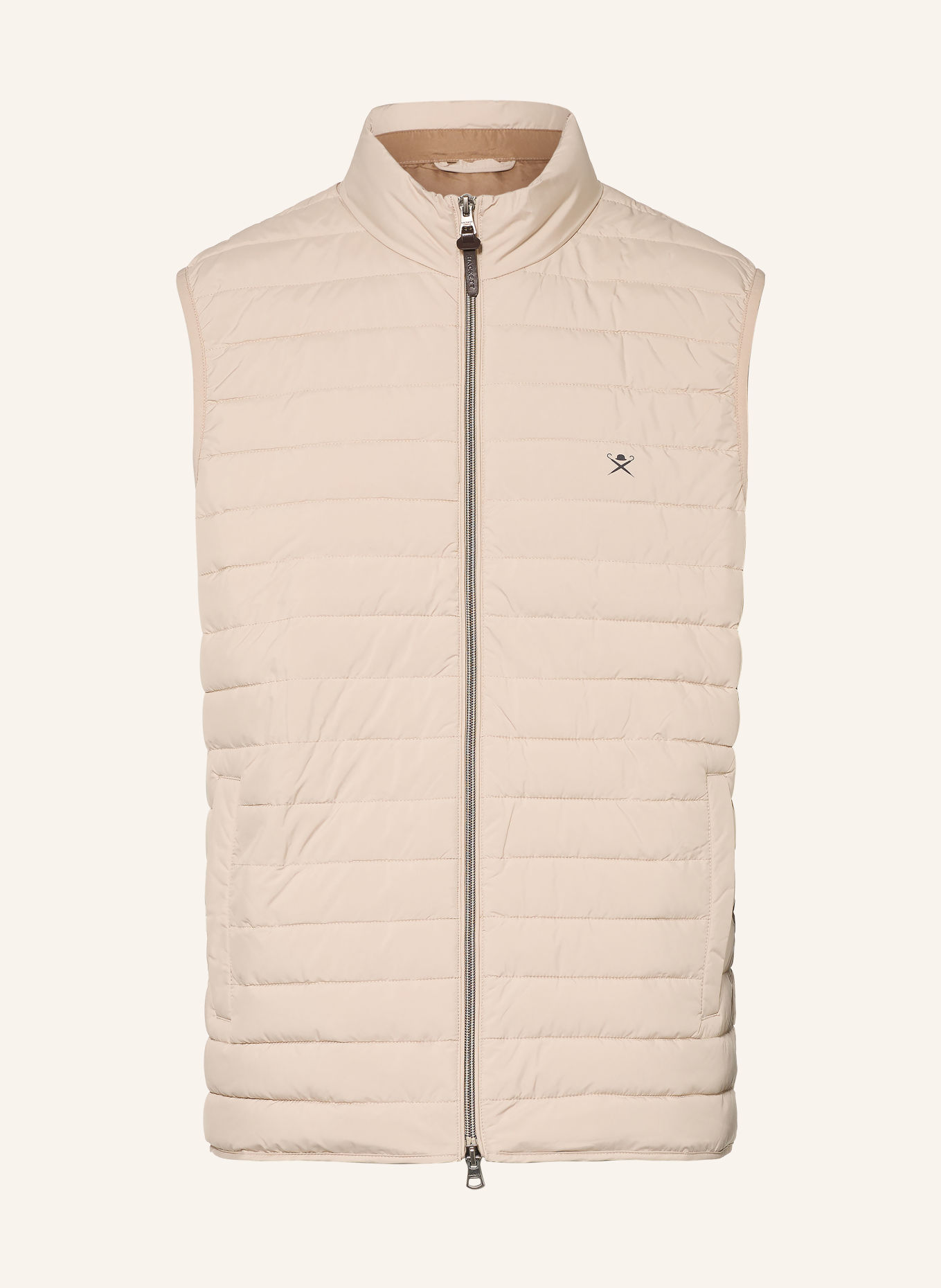 HACKETT LONDON Gewatteerd vest GILET: CRÈME
