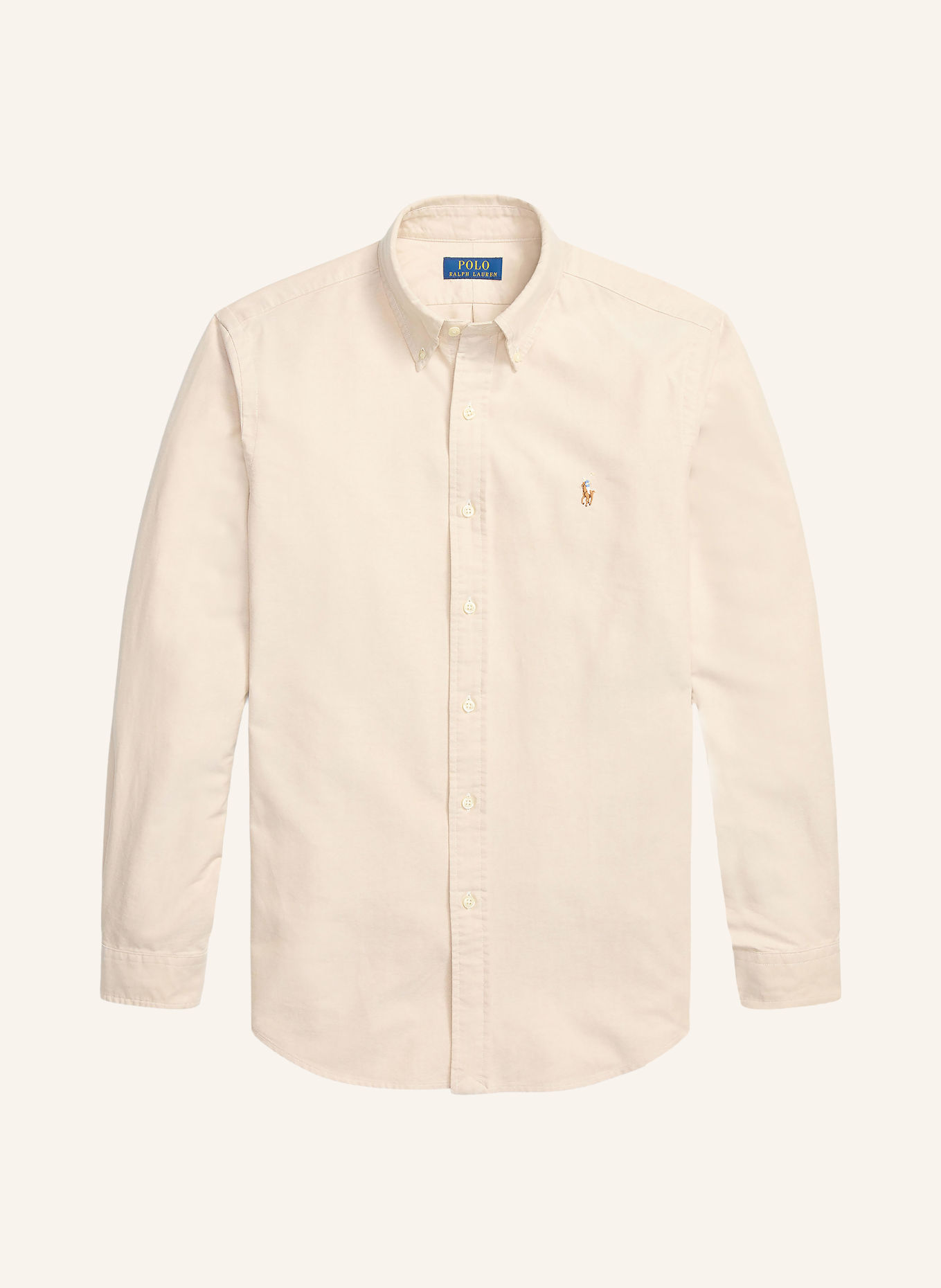 POLO RALPH LAUREN Oxford-skjorte Custom Fit: CREME