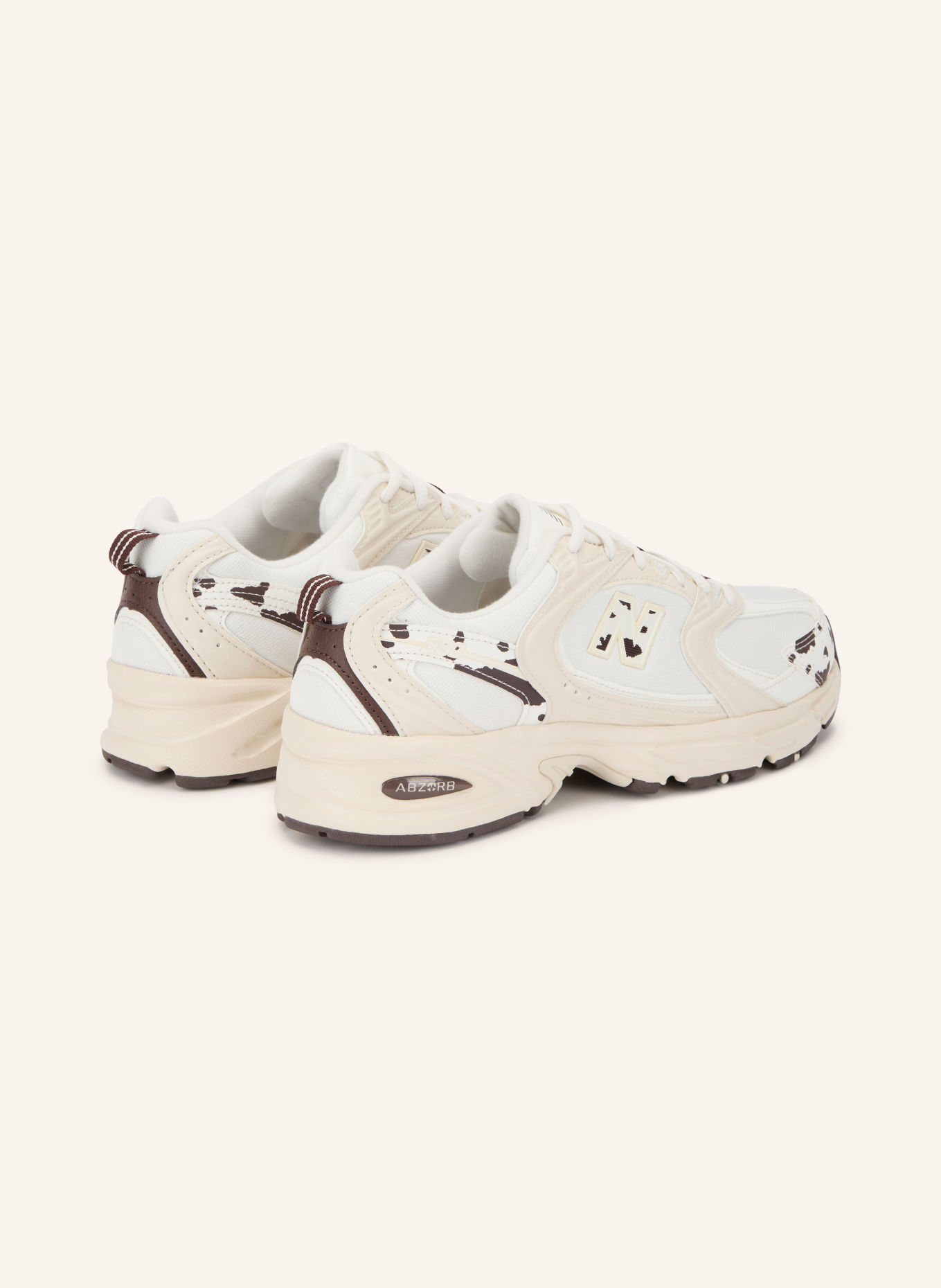 new balance Sneakers 530: CREAM / DARK BROWN / BEIGE
