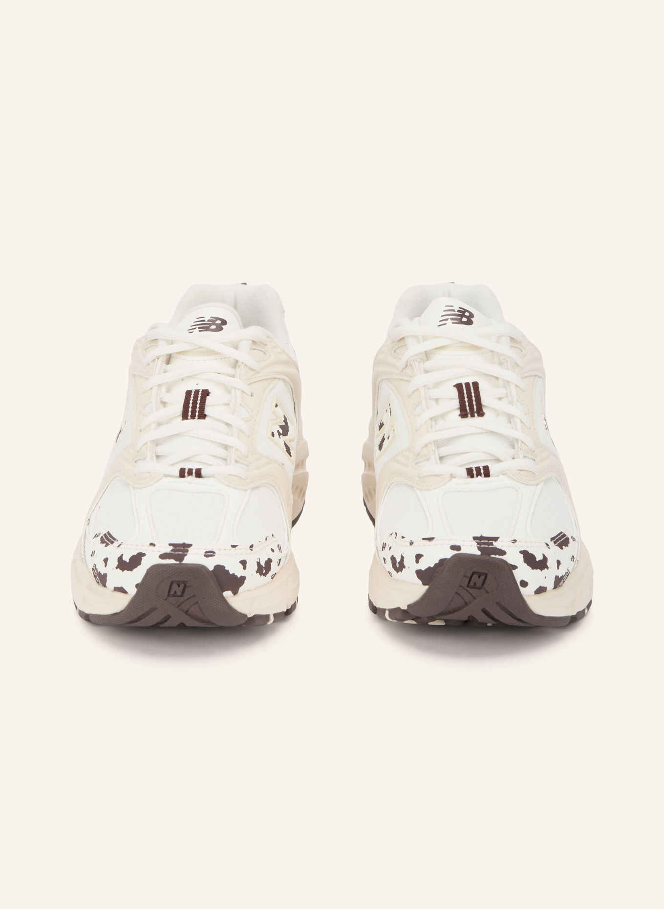 new balance Sneakers 530: CREAM / DARK BROWN / BEIGE