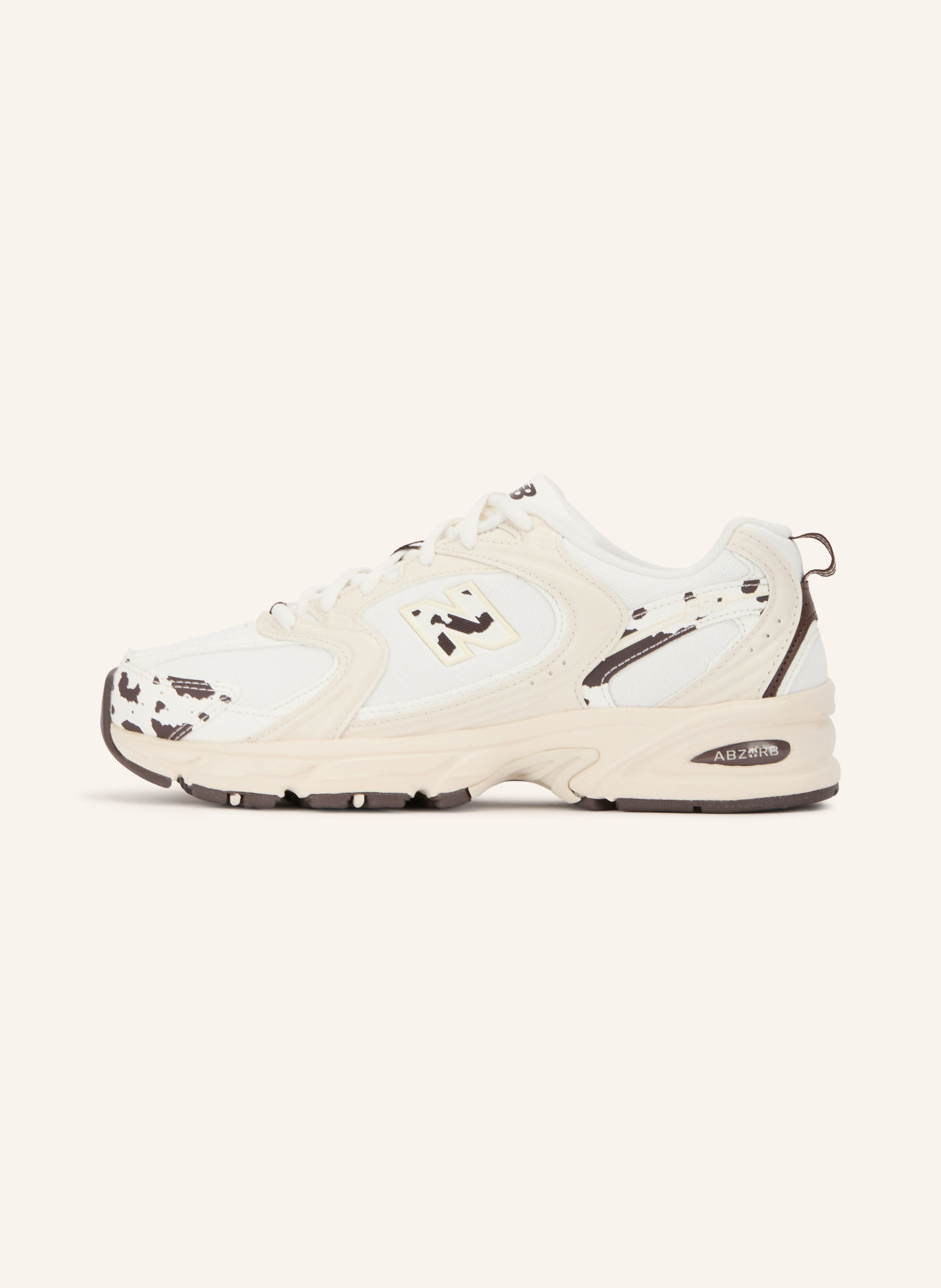 new balance Sneakers 530: CREAM / DARK BROWN / BEIGE