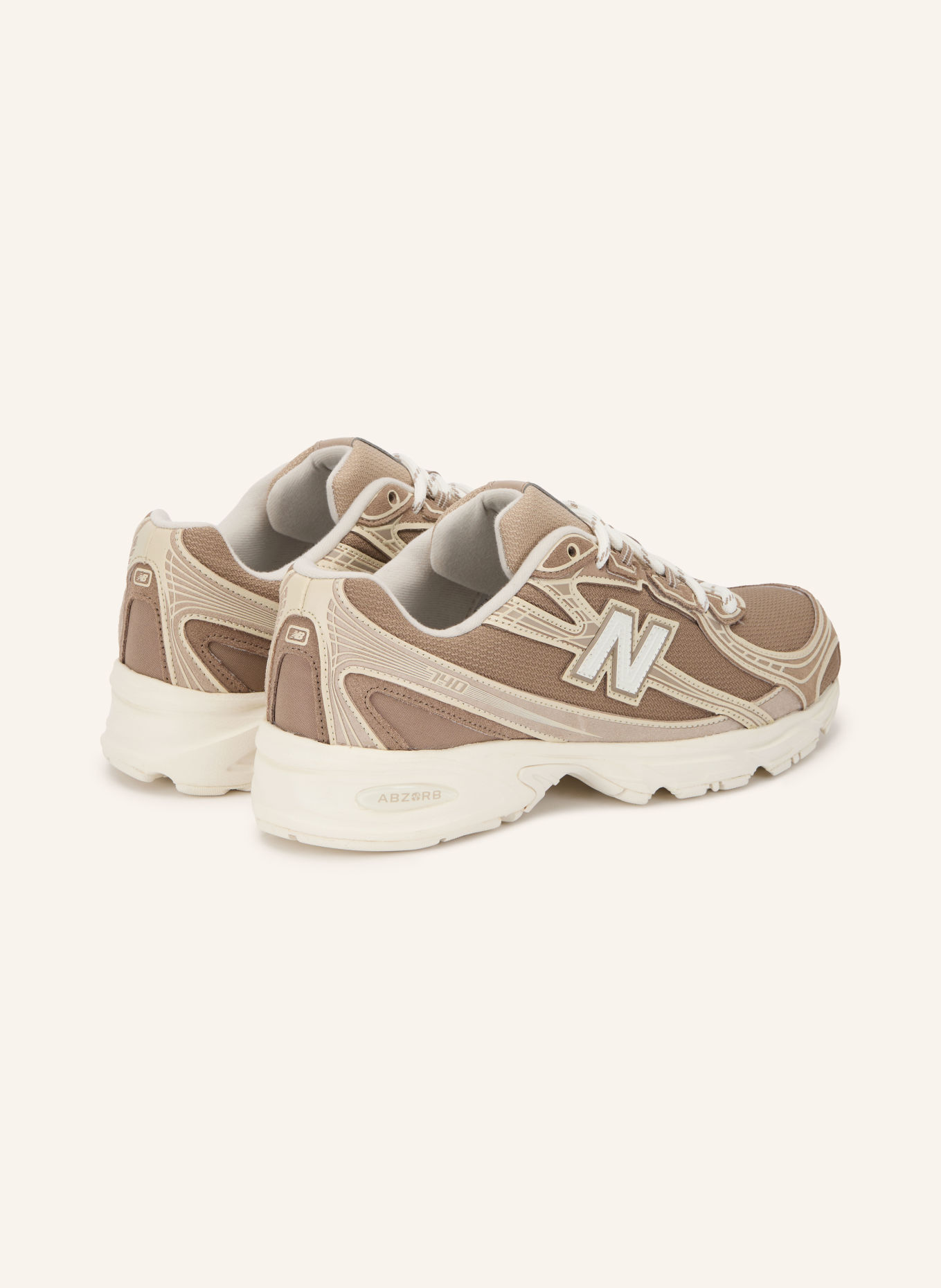 new balance Sneakers 740: BEIGE / LIGHT BROWN