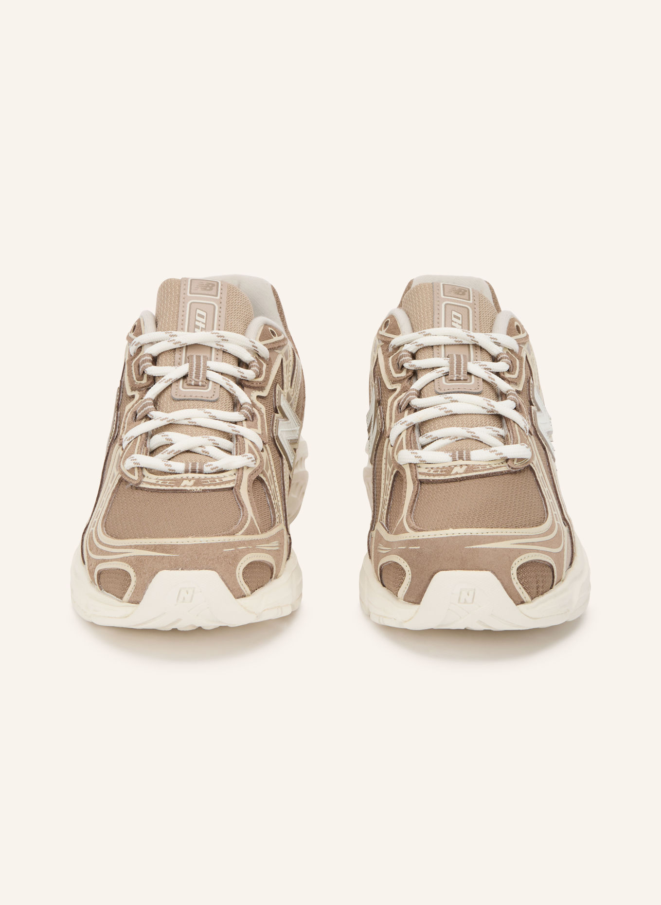 new balance Sneakers 740: BEIGE / LIGHT BROWN