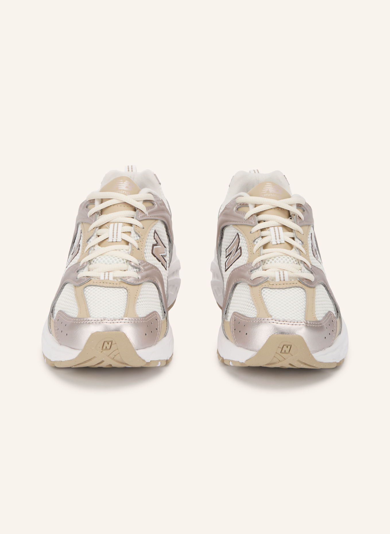 new balance Sneakers 530: WHITE / ROSE GOLD / BEIGE