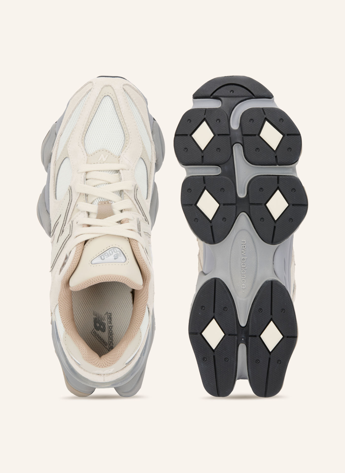 new balance Sneakers 9060: CREAM / BEIGE