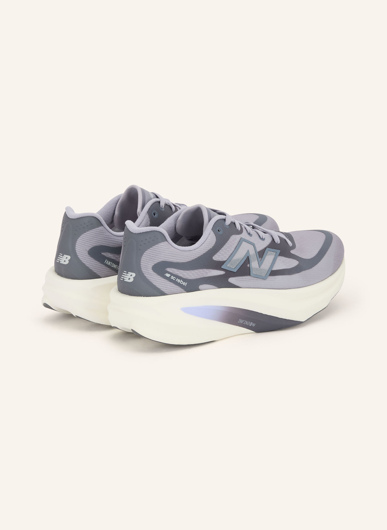 new balance SUPERCOMP REBEL Running Shoes: GRAY / SILVER / DARK GRAY