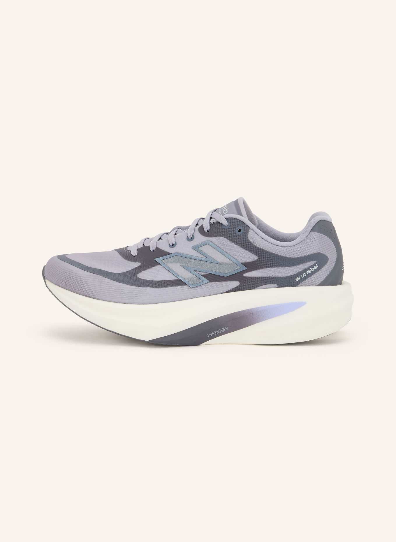 new balance SUPERCOMP REBEL Running Shoes: GRAY / SILVER / DARK GRAY