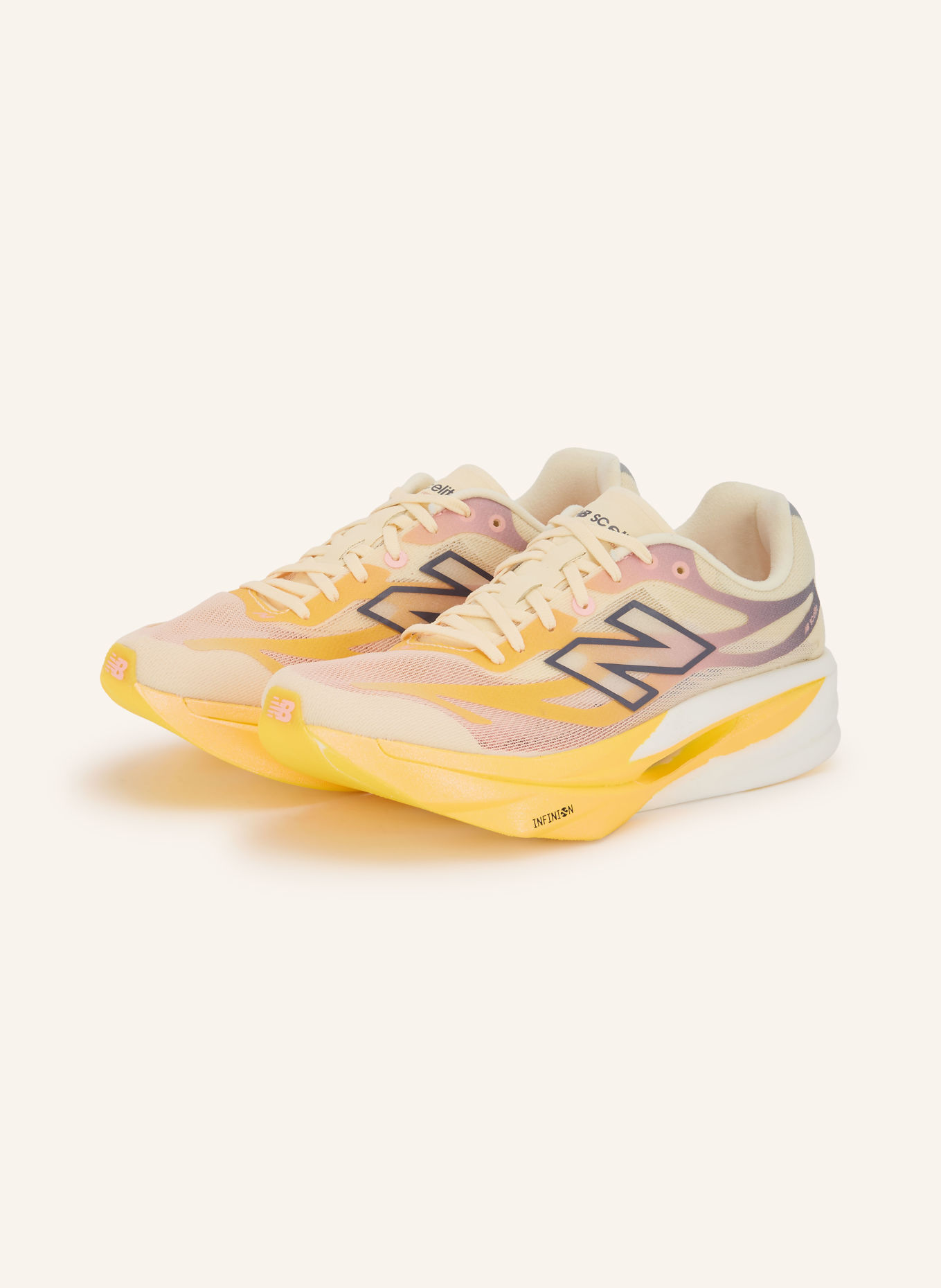 new balance Løbesko SUPERCOMP ELITE V6: LYSEORANGE / LILLA / LYSEGUL