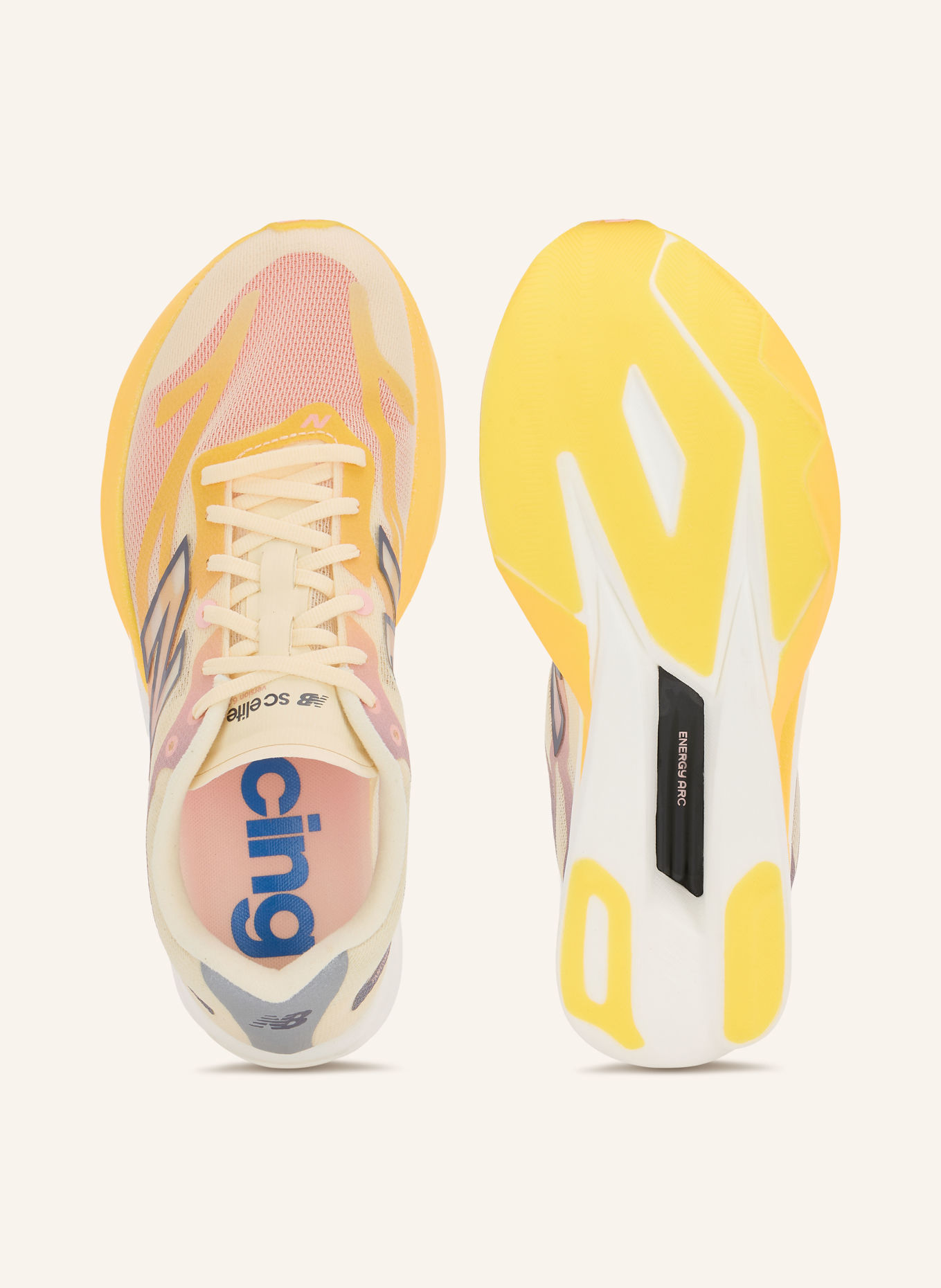 new balance Løbesko SUPERCOMP ELITE V6: LYSEORANGE / LILLA / LYSEGUL