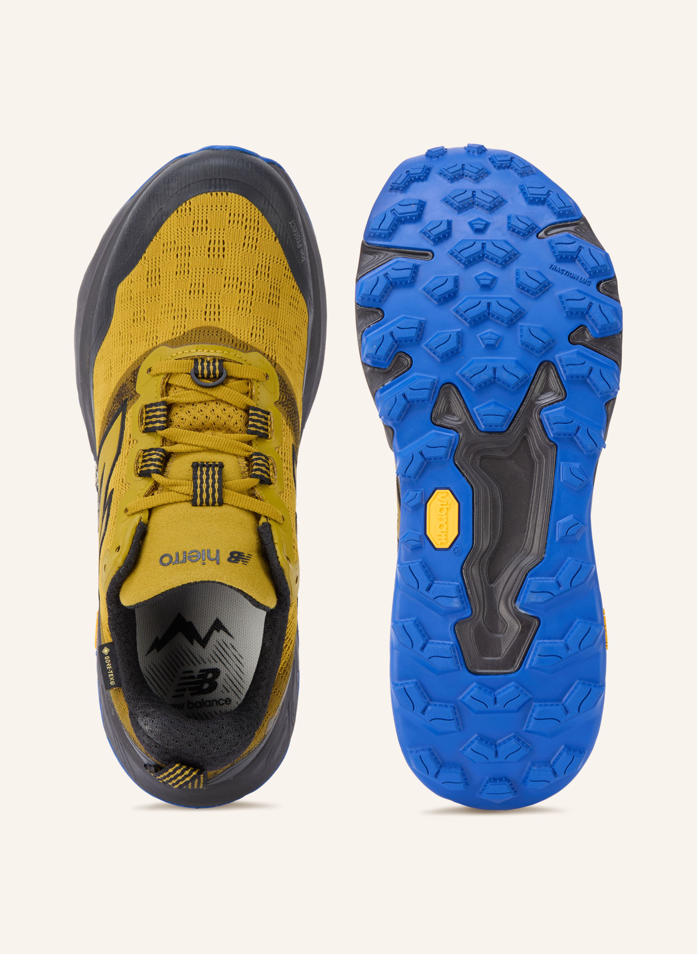 new balance Trailrunning-skor HIERRO V9 GTX: MÖRKGUL / MÖRKBRUN