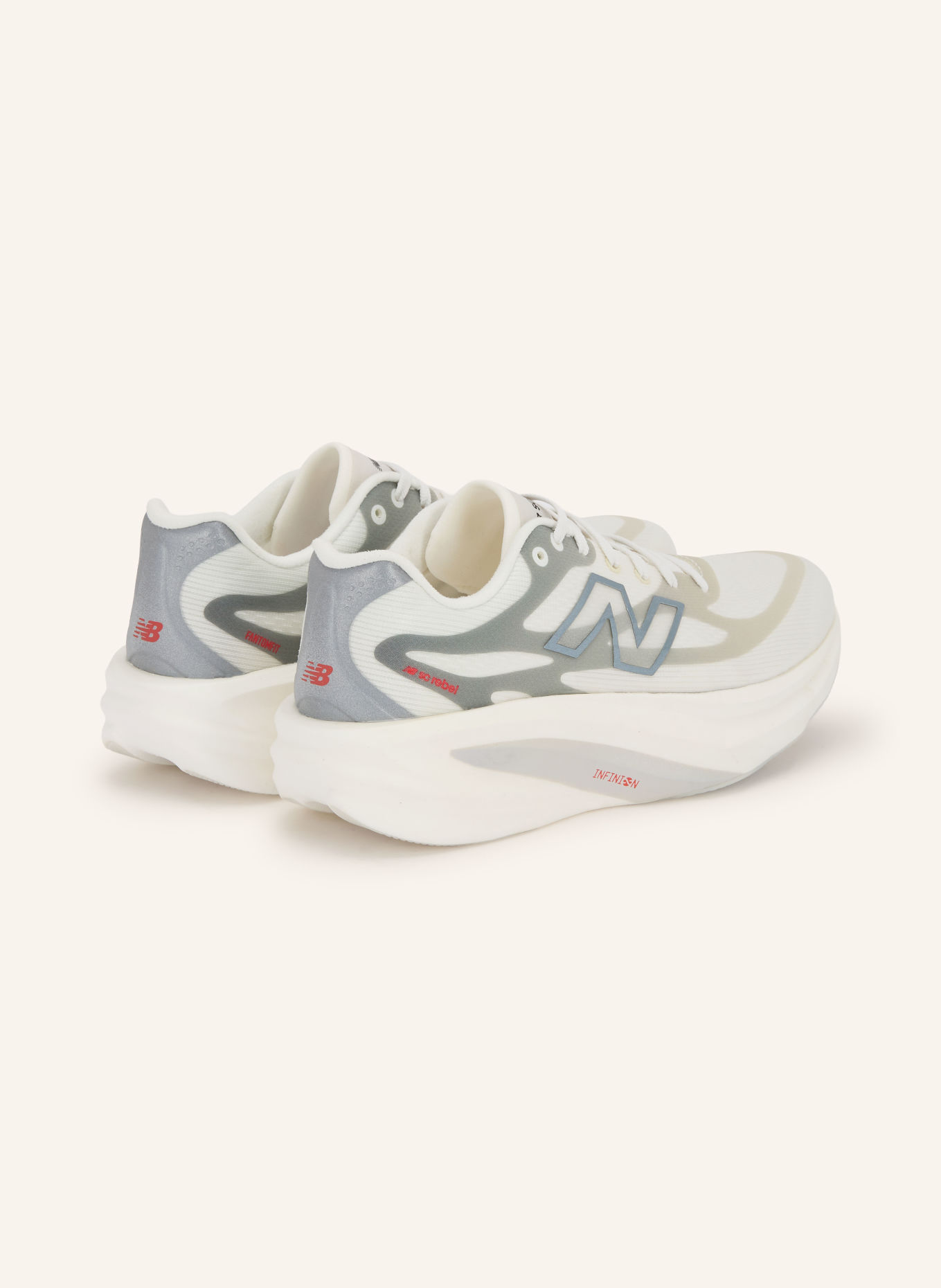 new balance SUPERCOMP REBEL Running Shoes: WHITE / GRAY