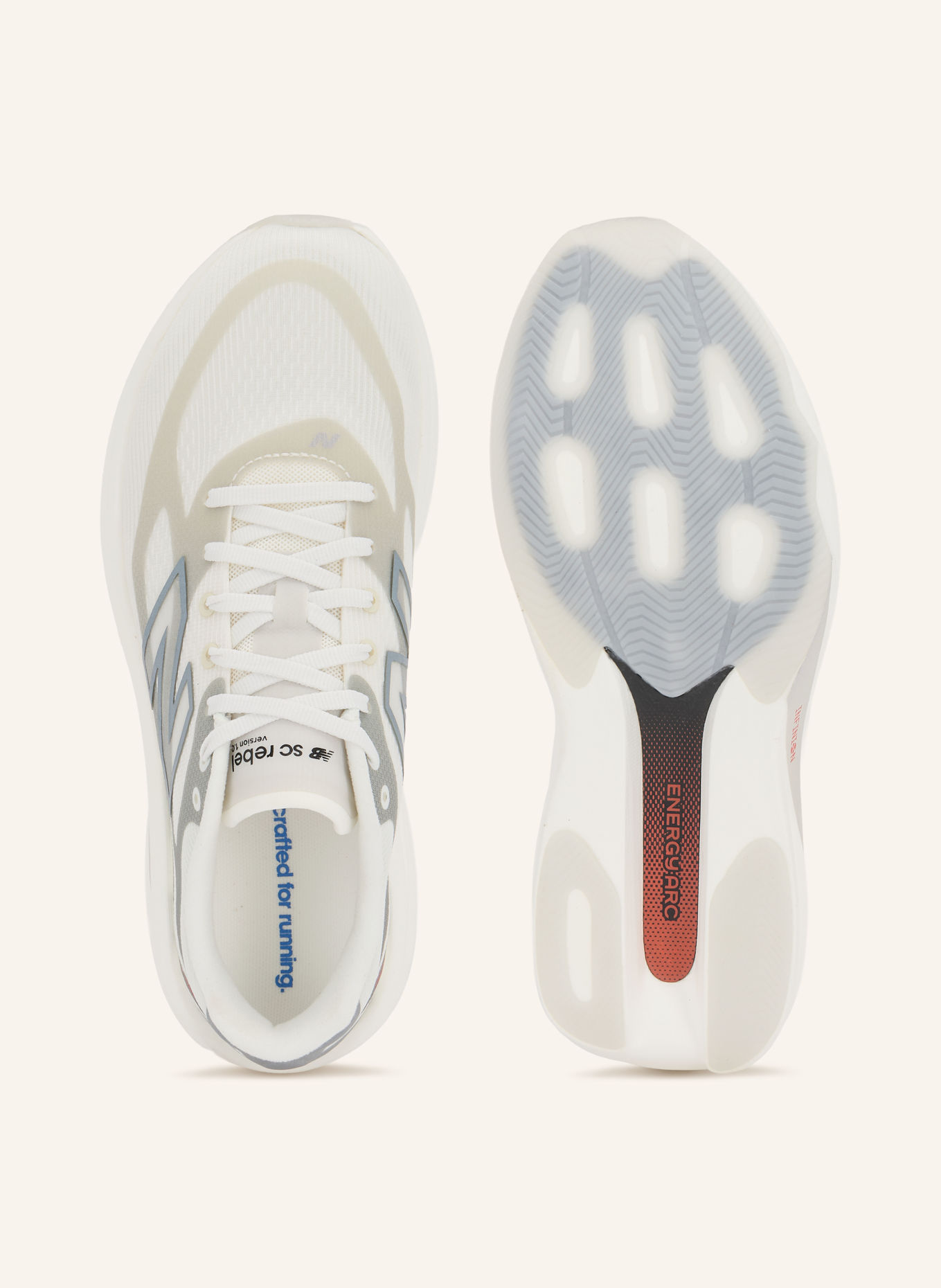 new balance SUPERCOMP REBEL Running Shoes: WHITE / GRAY