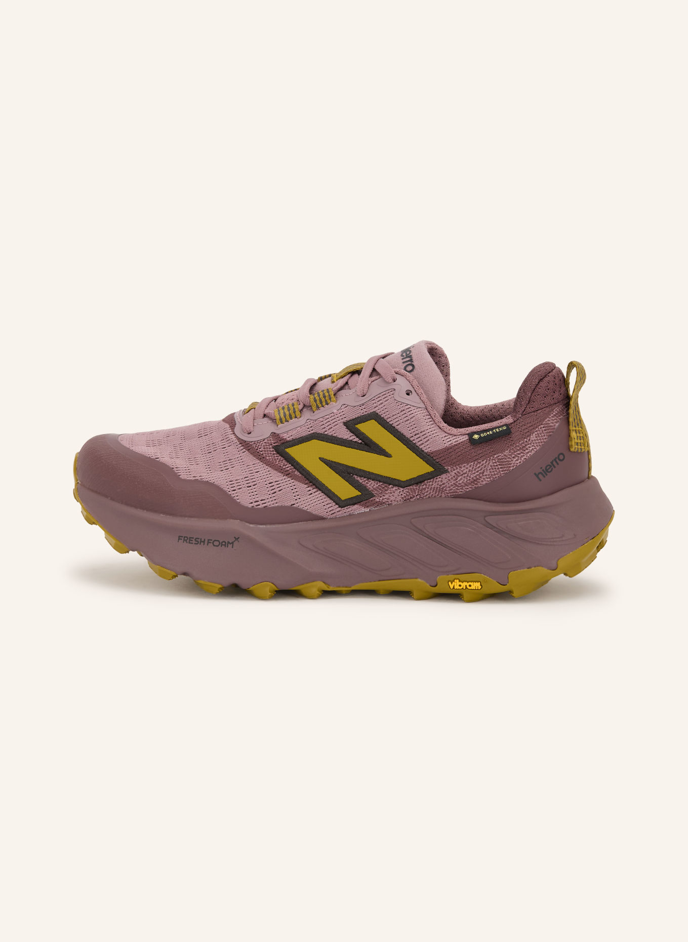 new balance HIERRO GTX Trail running shoes: DARK RED / DUSKY PINK / DARK YELLOW