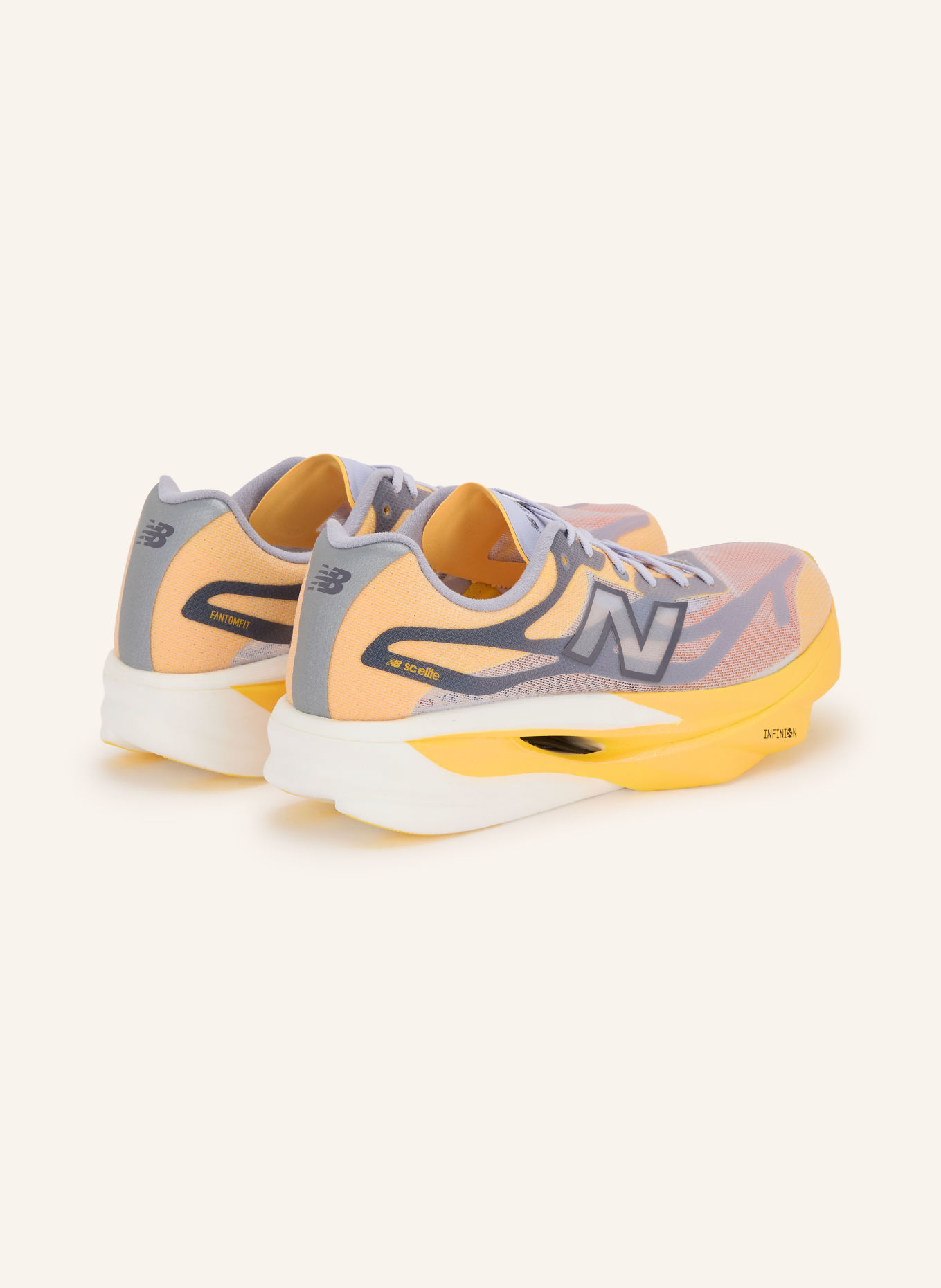 new balance SUPERCOMP ELITE V6 Running Shoes: NEON ORANGE / DARK GRAY / GRAY