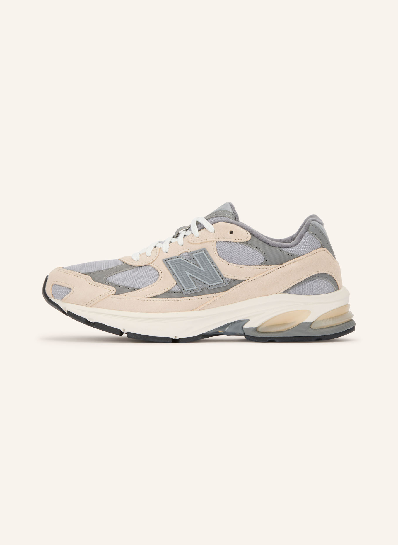 new balance Sneakers 2010: GRAY / BEIGE